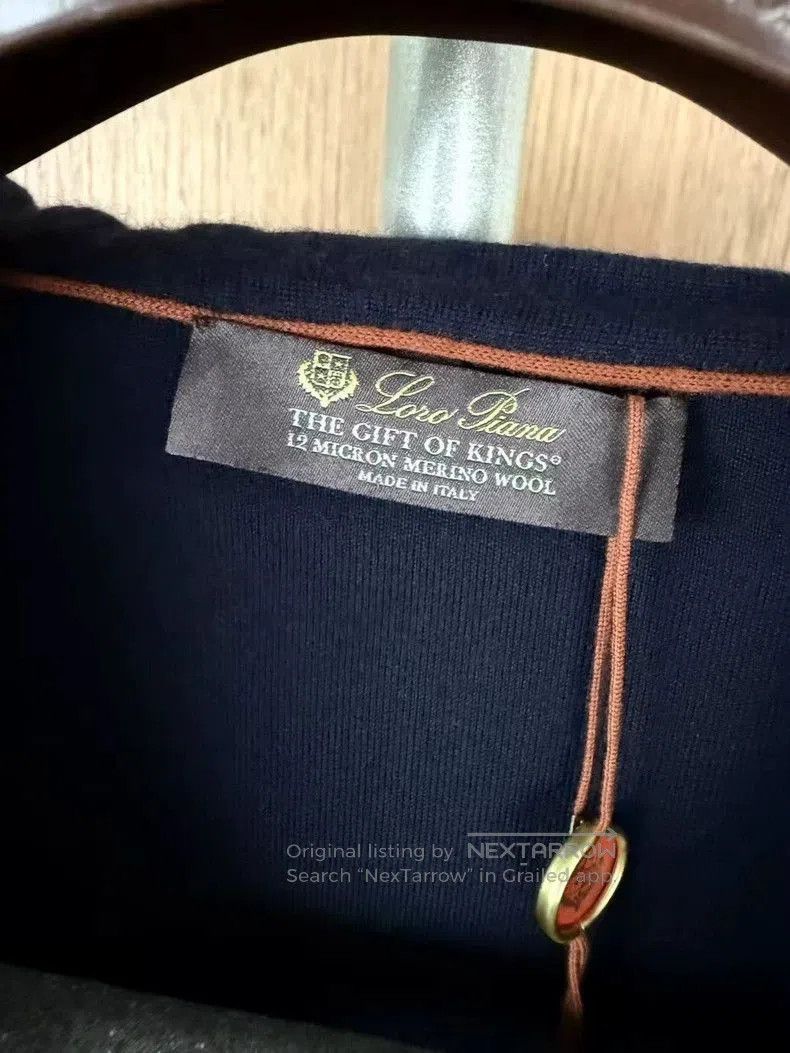 Other Loro Piana Navy Hooded Knit Sweater. Size US S / EU 44-46 / 1 - 3 Thumbnail