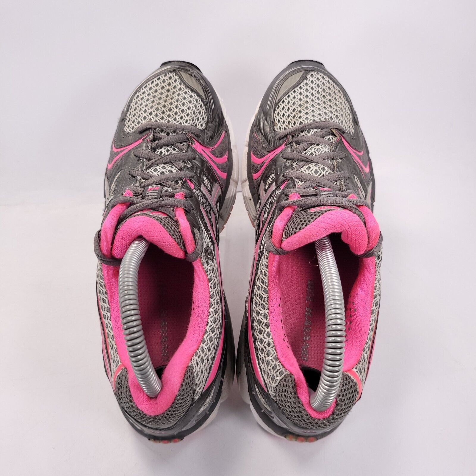 Asics Asics Gel-Kayano 18 Shoe Womens Size 8 T250N Gray Pink Size US 8 / IT 38 - 4 Thumbnail