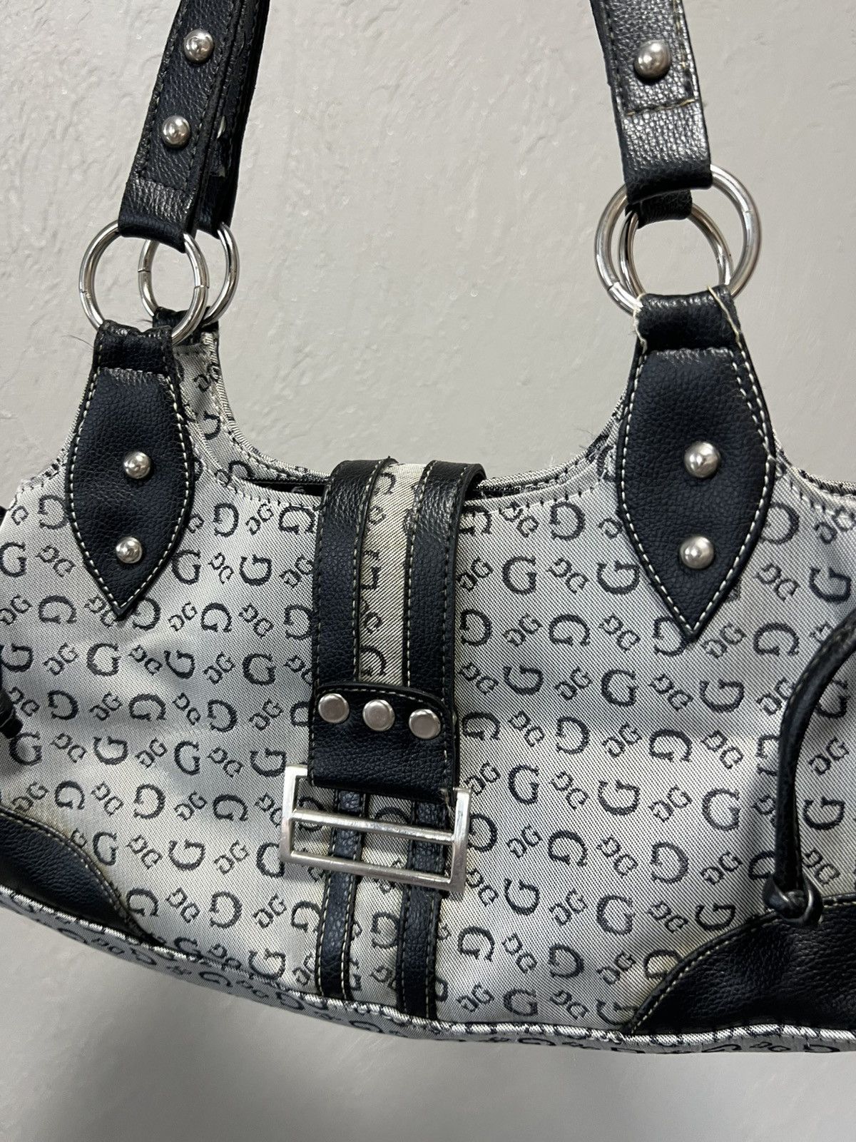 Guess Guees Style Shoulder Mini Bag Baguette Y2K Avant-garde OO's Size ONE SIZE - 5 Thumbnail