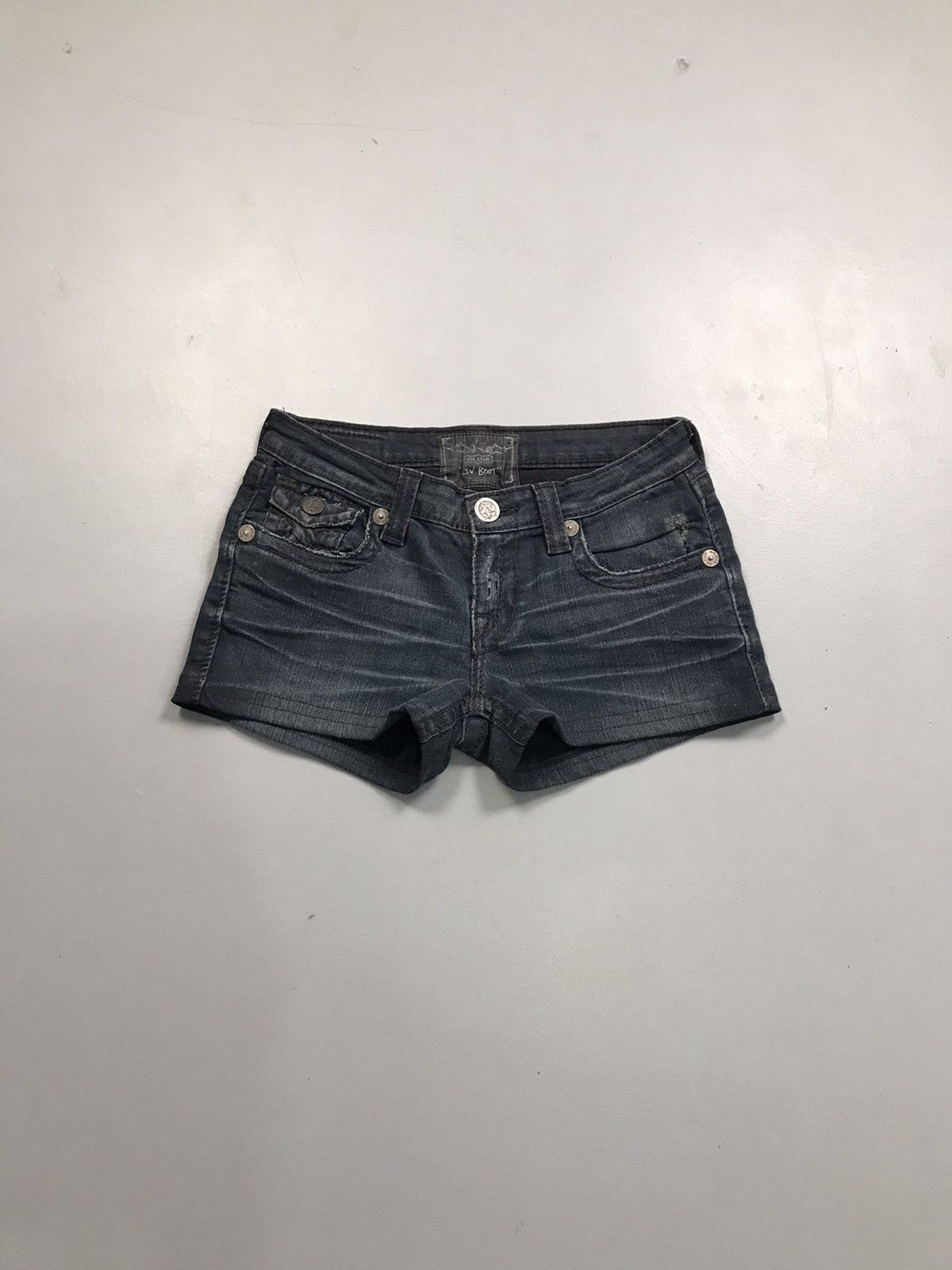 Miss Me Vintage hiphop stone mid short Size 30" / US 8 / IT 44 - 2 Thumbnail