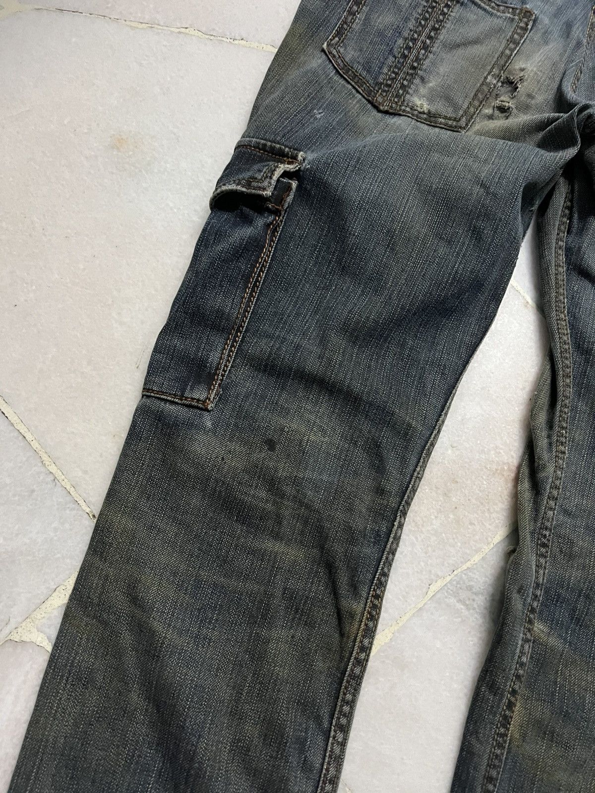 Japanese Brand × Schlussel SCHLUSSEL MULTIPOCKET RIPPED JEAN Size US 30 / EU 46 - 13 Thumbnail