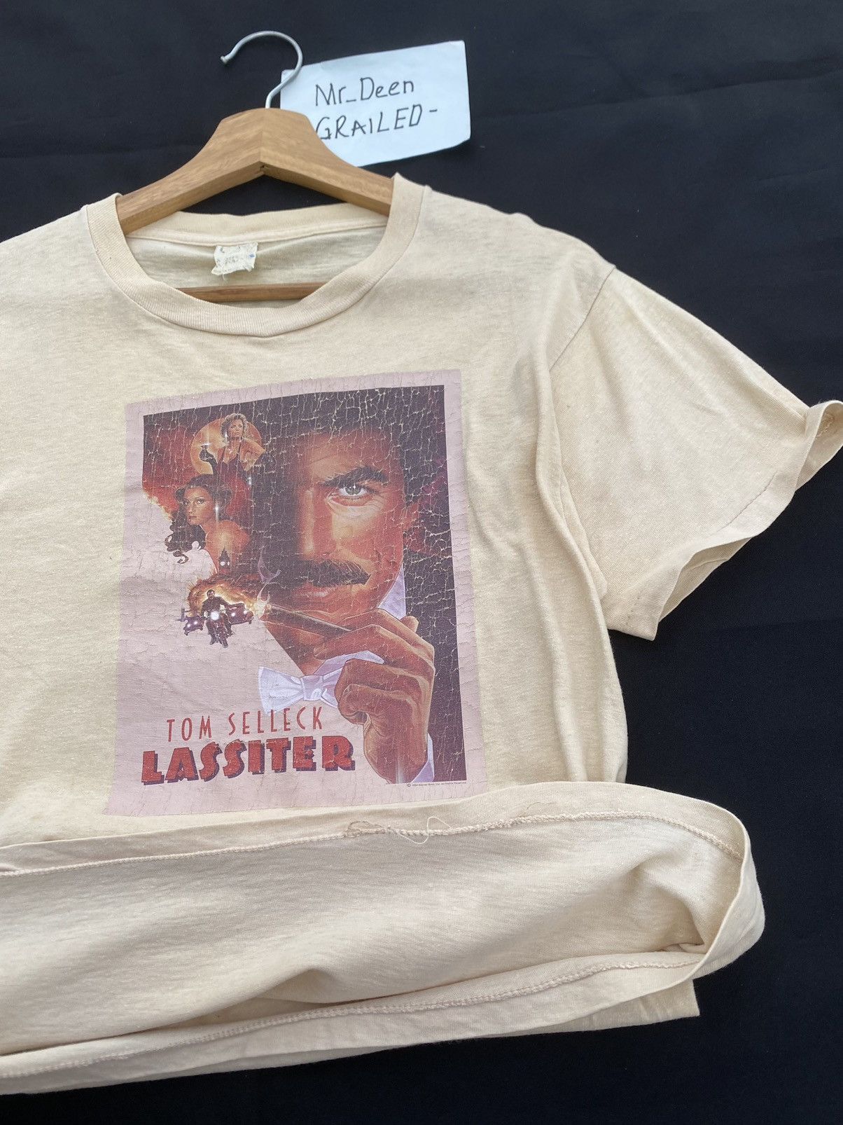 Vintage Vtg 80s Tom Selleck Lassiter “The Magnificent Thief “ Tee Size US S / EU 44-46 / 1 - 18 Thumbnail