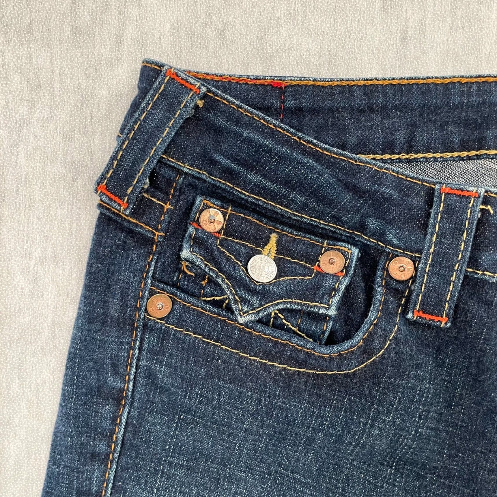 True Religion VINTAGE True Religion Shorts Women 30 Denim Cut-Off Low Rise 5-Pocket USA Ladies Size 30" / US 8 / IT 44 - 3 Thumbnail