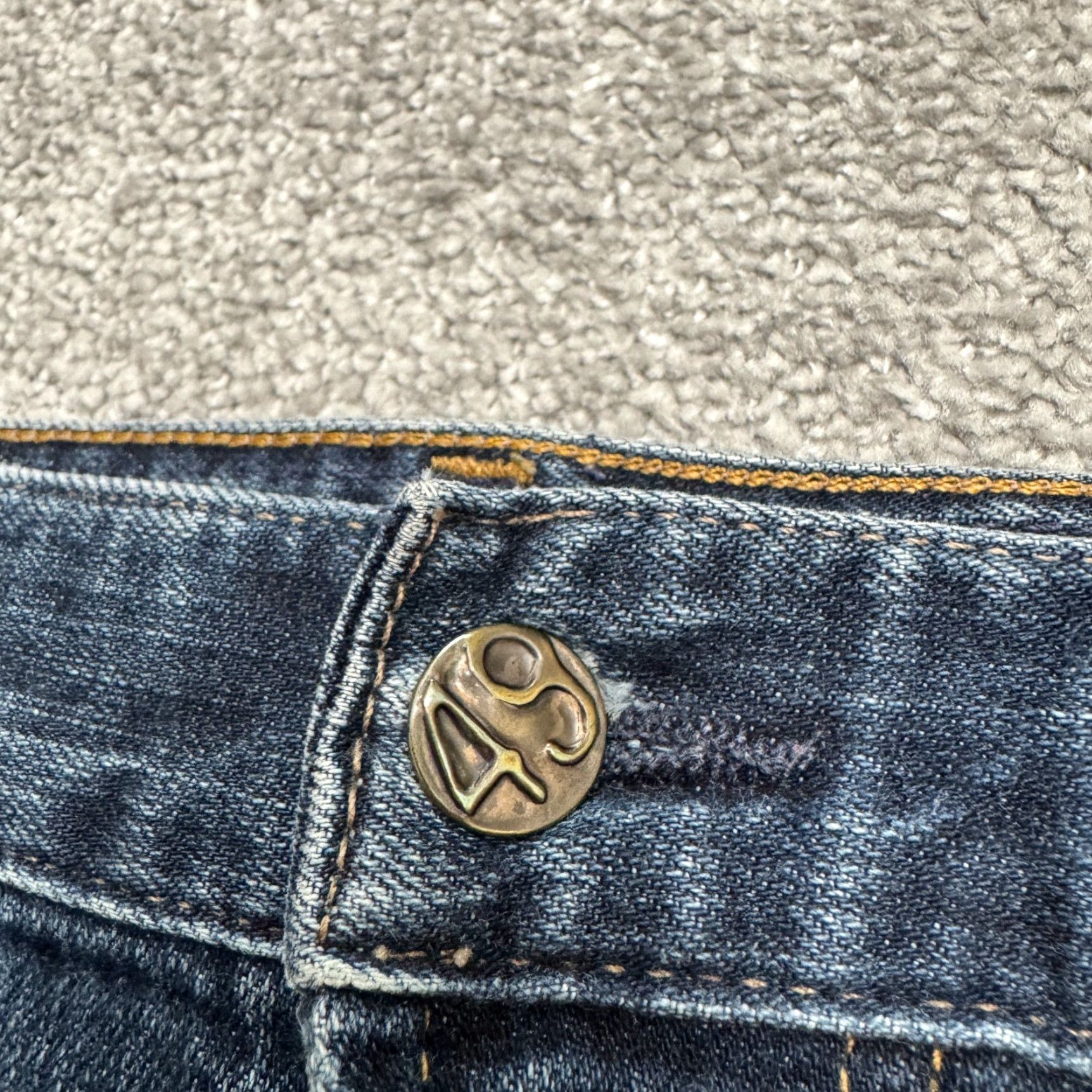 Vintage AG Adriano Goldschmied The Tellis Jeans Mens 32 Blue Slim Straight Denim 5-Pocket Casual Streetwear USA Size US 32 / EU 48 - 3 Thumbnail