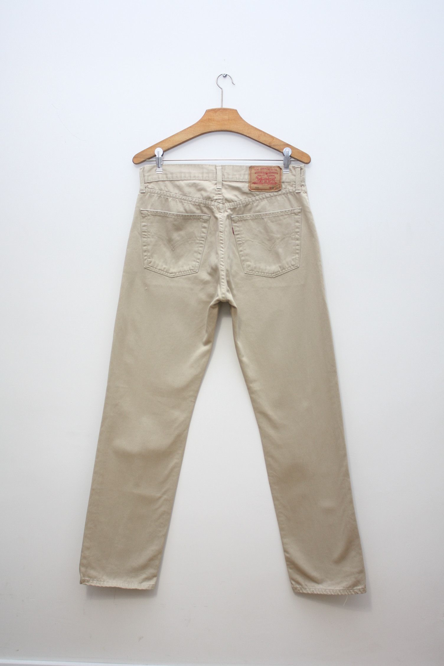 Levi's Vintage Clothing Levi's 551 Vintage Beige Denim Jeans W32L32 Size US 32 / EU 48 - 2 Thumbnail