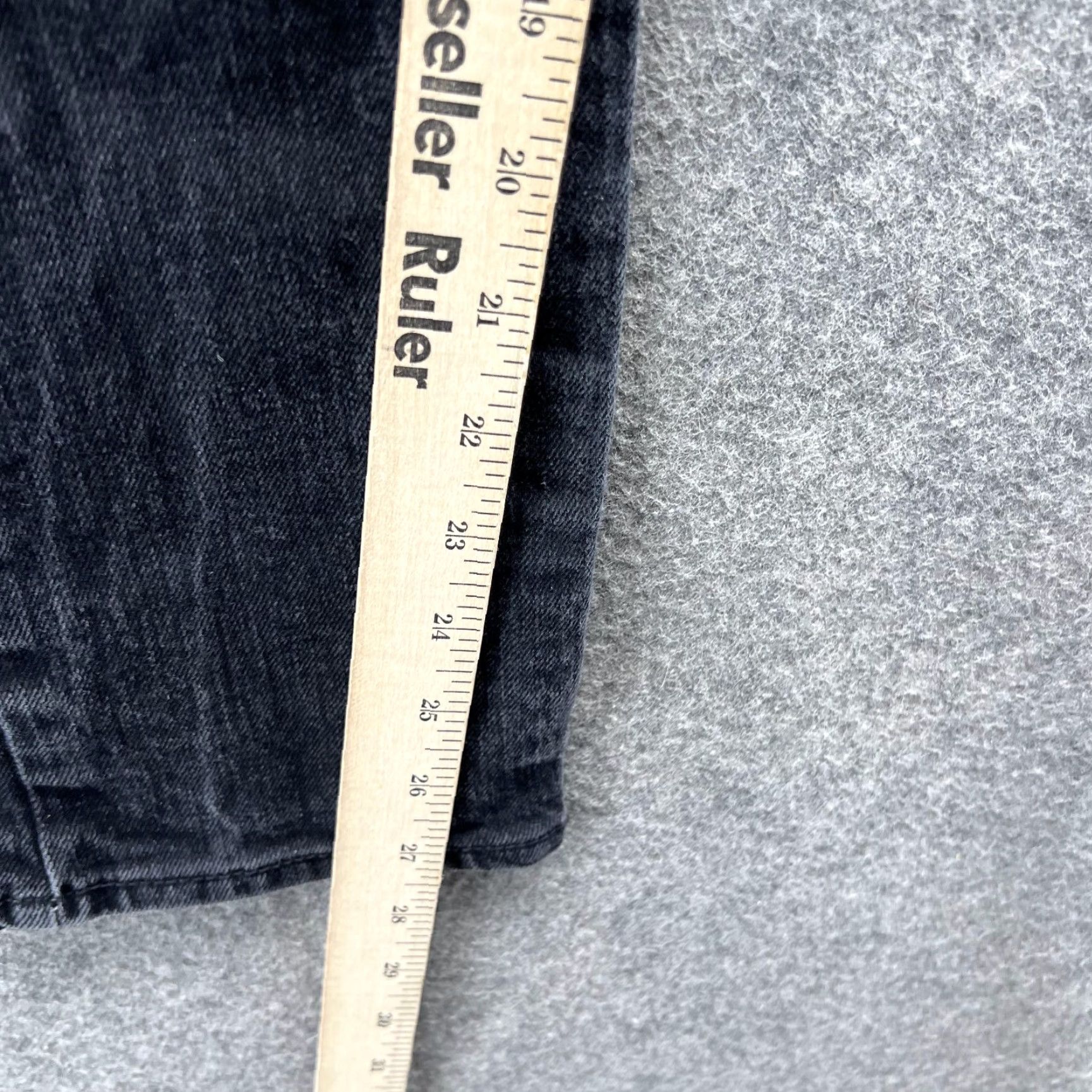 Pacsun Pacsun Jeans Men 30x30 Black Denim Skinny Fit Regular Rise Mid 30 Inseam Cotton Denim Button Pockets Brand PacSun Size US 30 / EU 46 - 4 Thumbnail