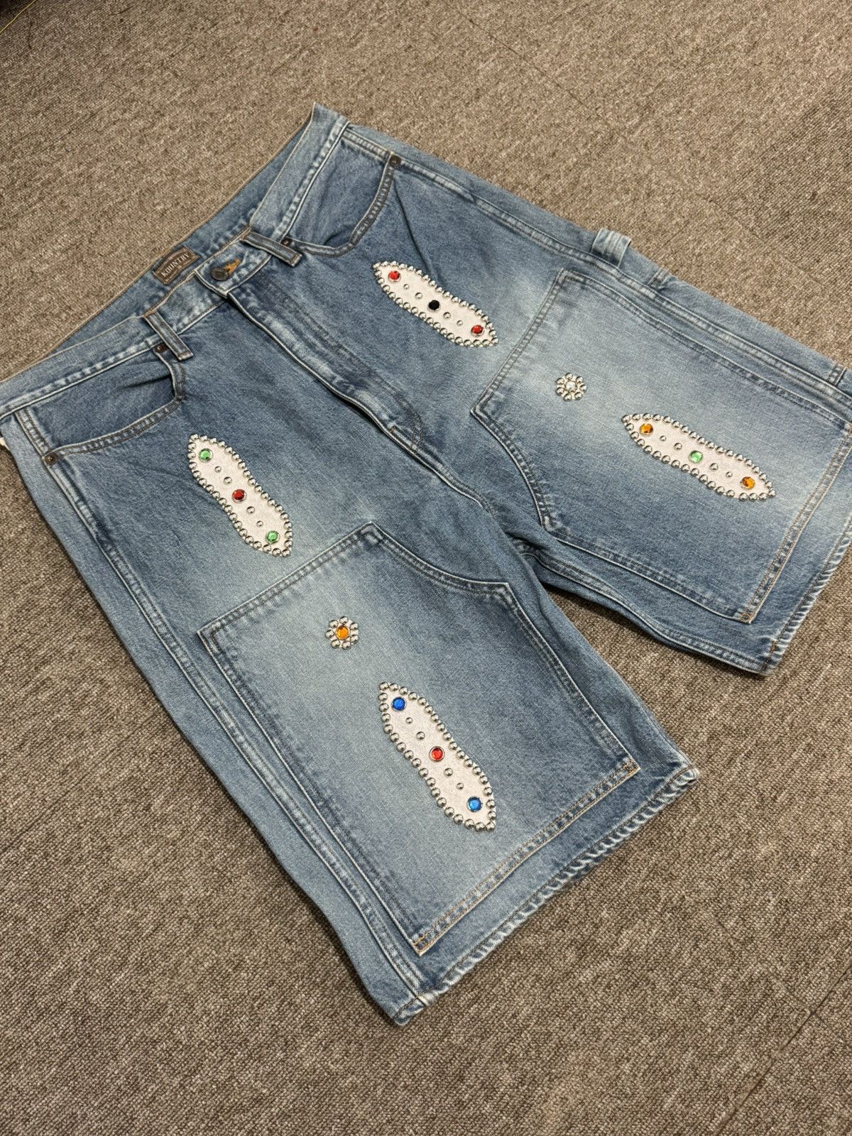 Kapital Kapital Gemstone Studded Shorts Size US 38 / EU 54 - 1 Thumbnail