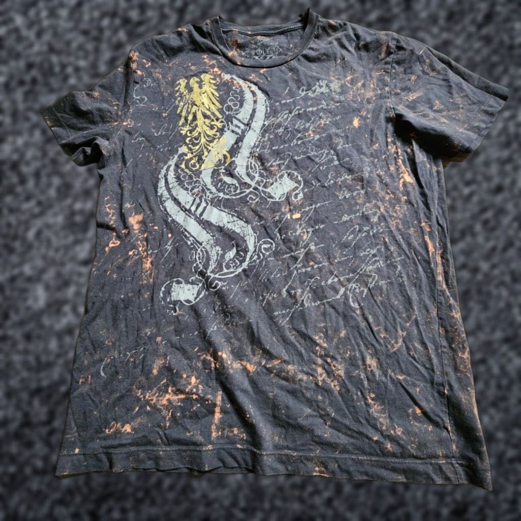Vintage Point X Mens XL Black Tribal Graphic T Shirt Size US XL / EU 56 / 4 - 1 Thumbnail