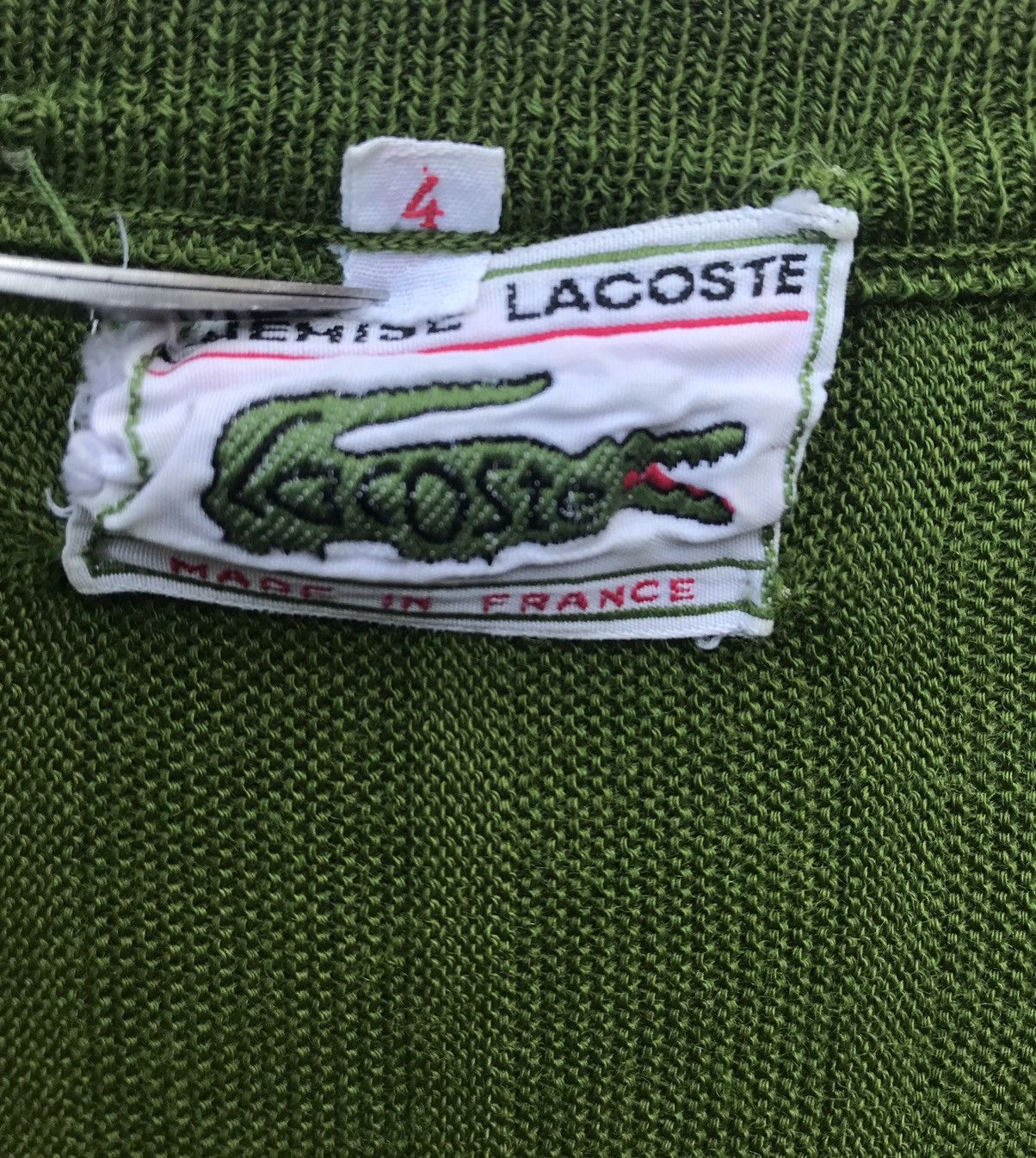 Lacoste Vintage Lacoste Cardigan Sweater Size US S / EU 44-46 / 1 - 4 Thumbnail