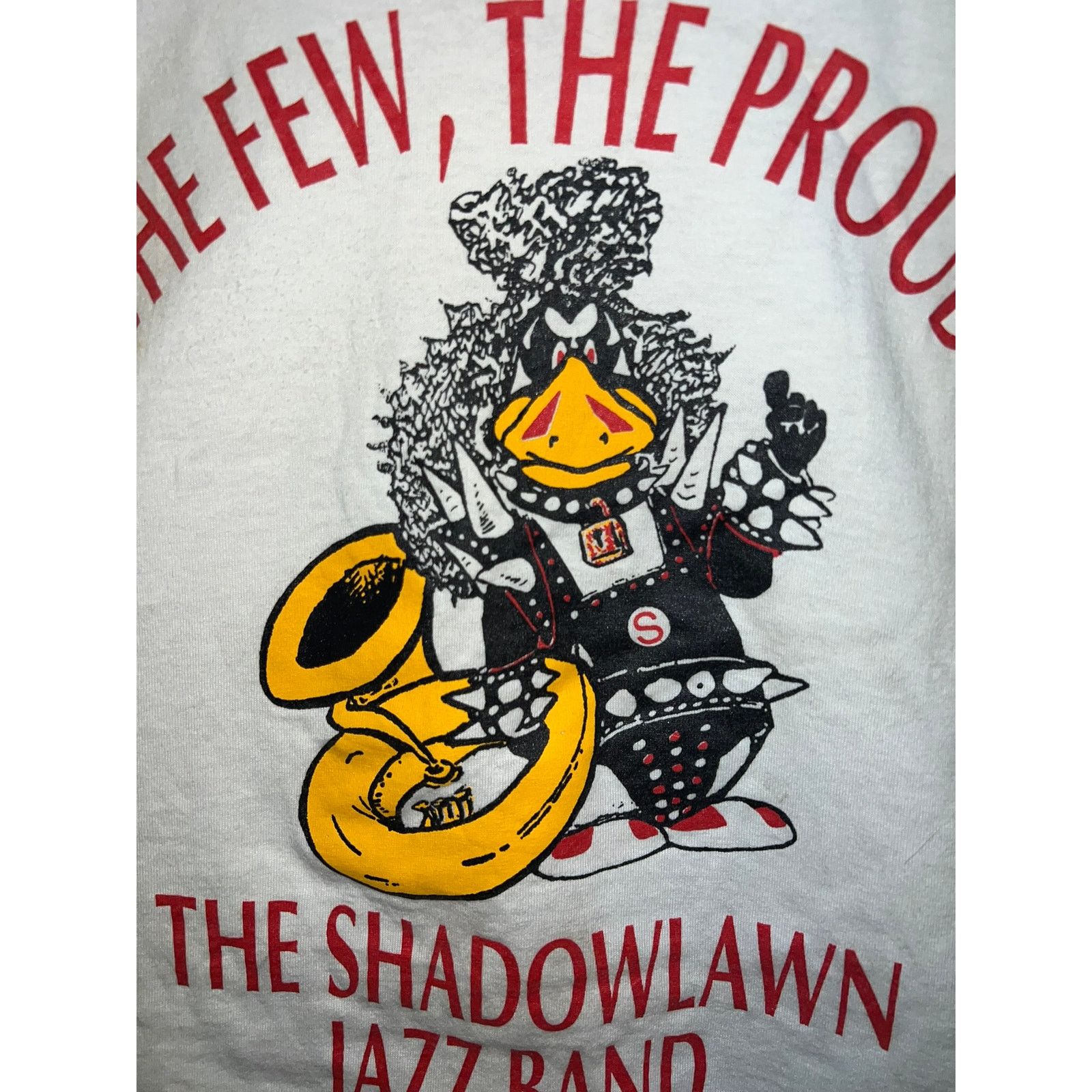 Vintage Vintage Shadowlawn Shirt Jazz Band Tee Graphic Music White M Size US M / EU 48-50 / 2 - 8 Thumbnail