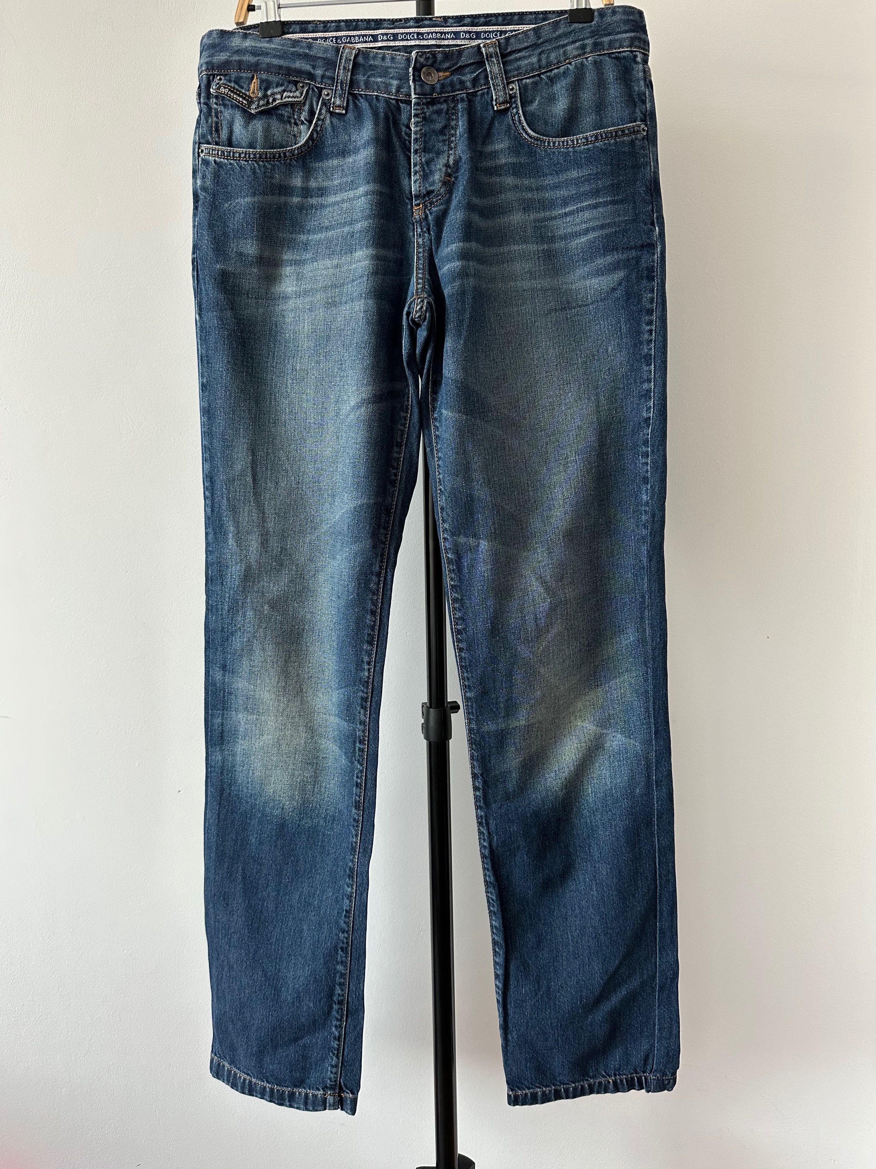 Dolce & Gabbana Dolce Gabbana vintage blue denim jeans pants Size US 33 - 2 Thumbnail
