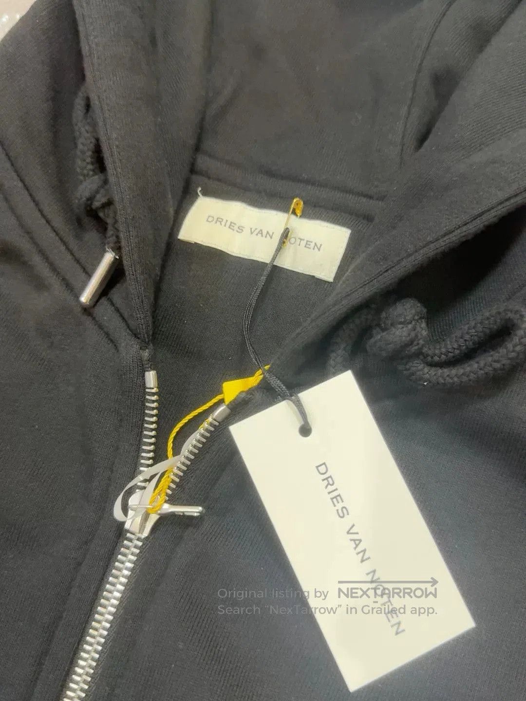 Dries Van Noten Dries Van Noten Black Hooded Jacket. Size US XL / EU 56 / 4 - 4 Thumbnail