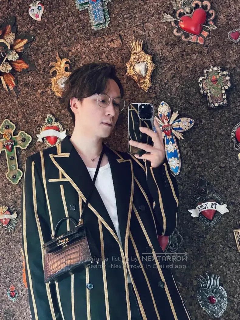 Saint Laurent Paris Saint Laurent Paris Black gold embroidered suit Size US S / EU 44-46 / 1 - 2 Thumbnail