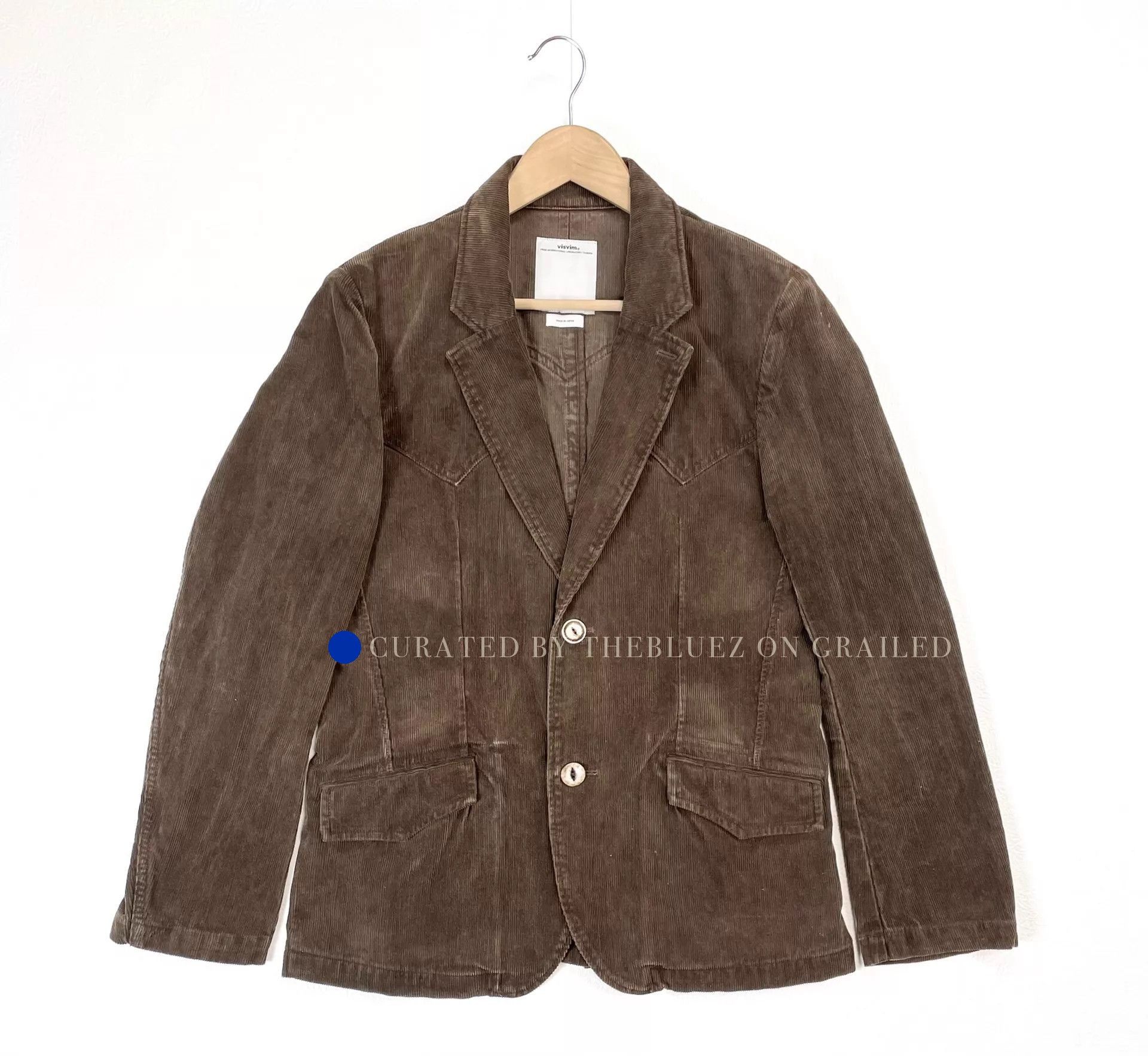 Visvim Brown Corduroy Blazer in Medium Size US M / EU 48-50 / 2 - 1 Thumbnail