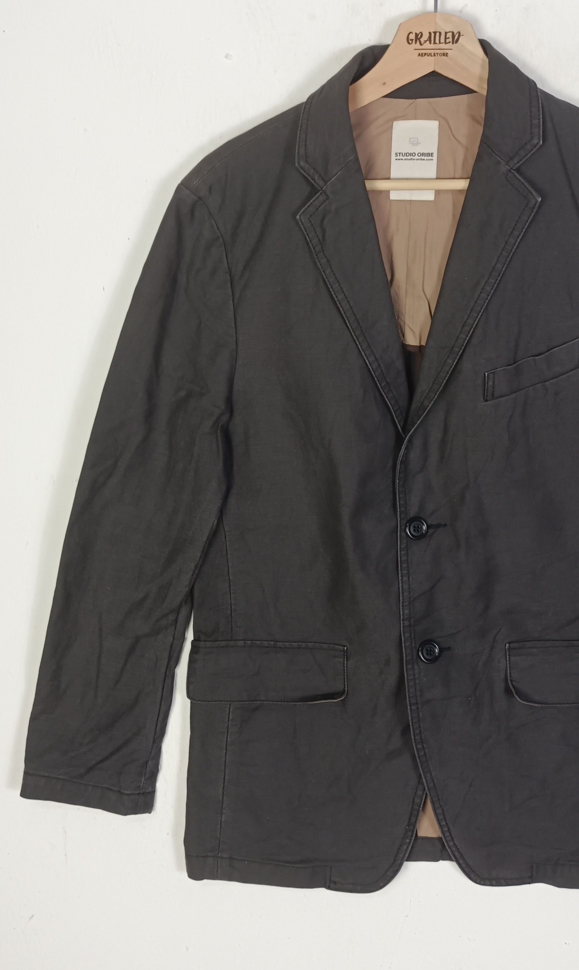 Japanese Brand Studio Oribe Four Coat Men Jacket Size US M / EU 48-50 / 2 - 4 Thumbnail