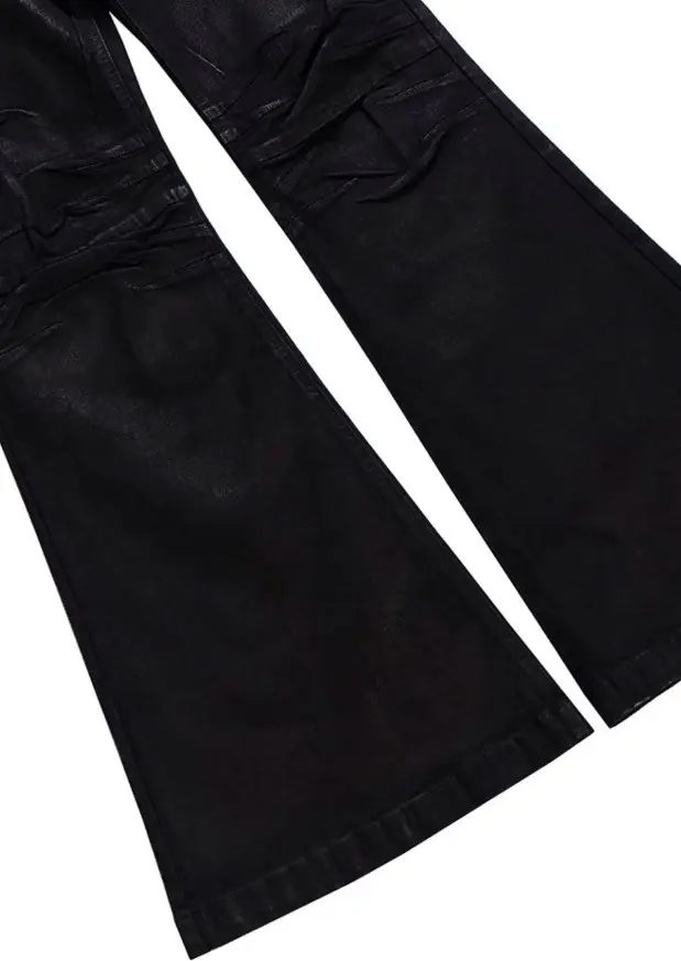 Jean Black loose-fitting wide-leg casual pants Size US 30 / EU 46 - 7 Thumbnail
