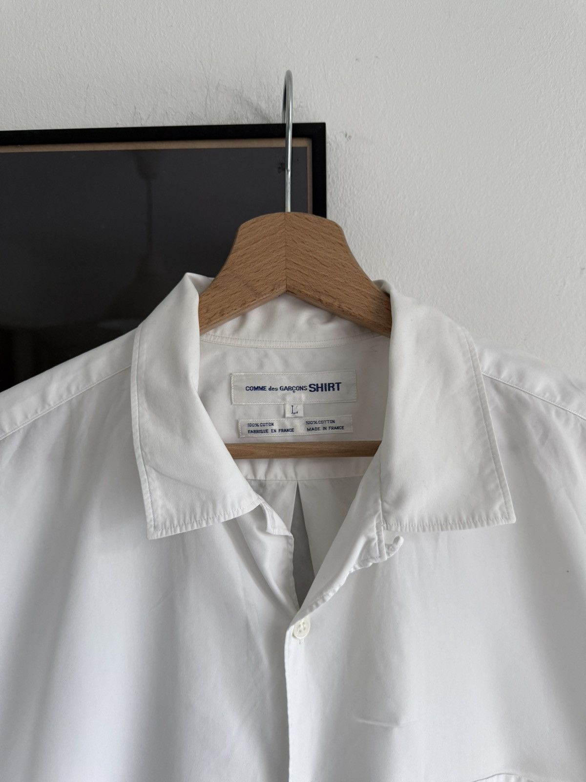 Comme des Garcons Comme Des Garçons SHIRT Short Sleeve Button Up Size US L / EU 52-54 / 3 - 3 Thumbnail