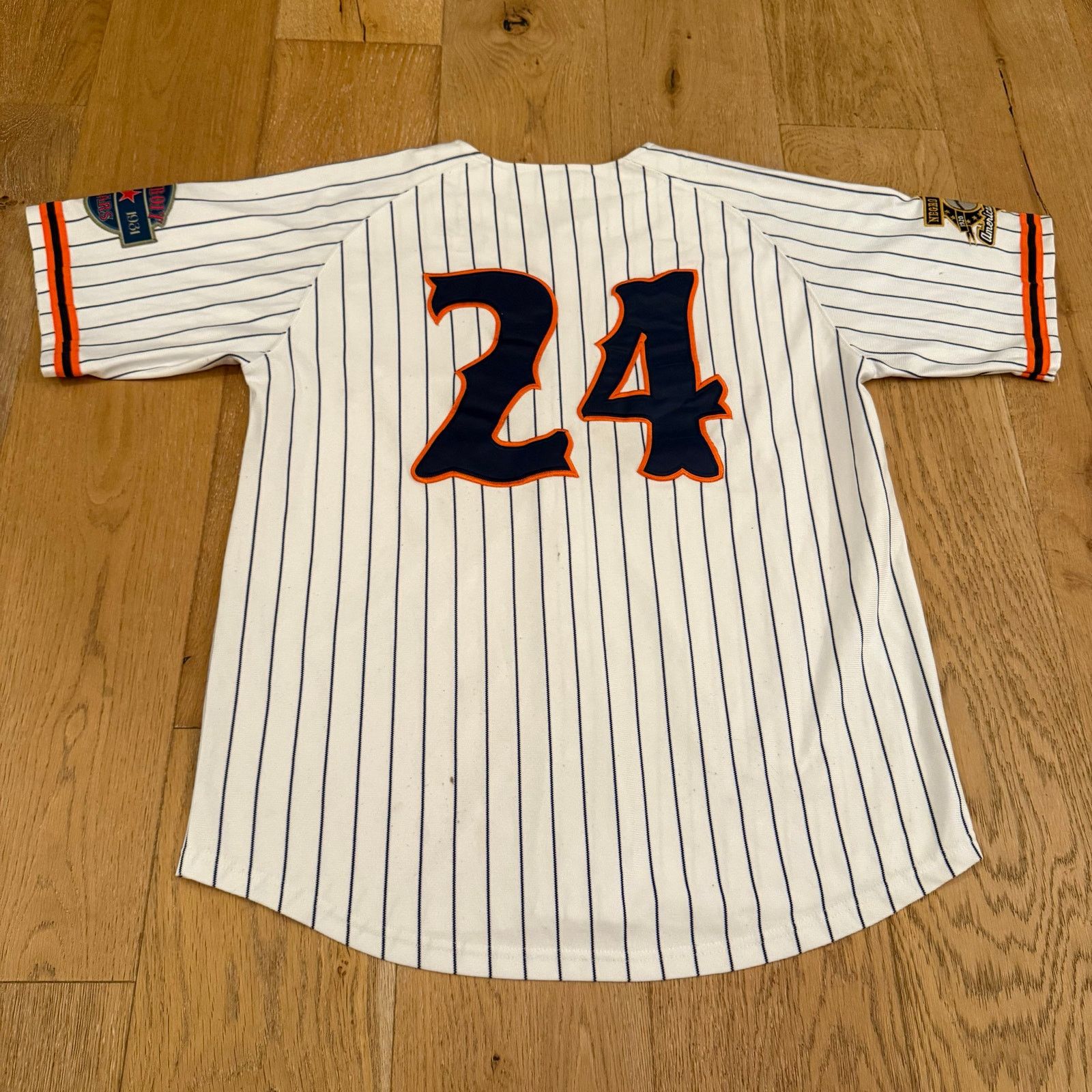 Authentic Negro Leagues Detroit Stars Pinstripe Jersey Negro League Collection Size US XL / EU 56 / 4 - 7 Thumbnail