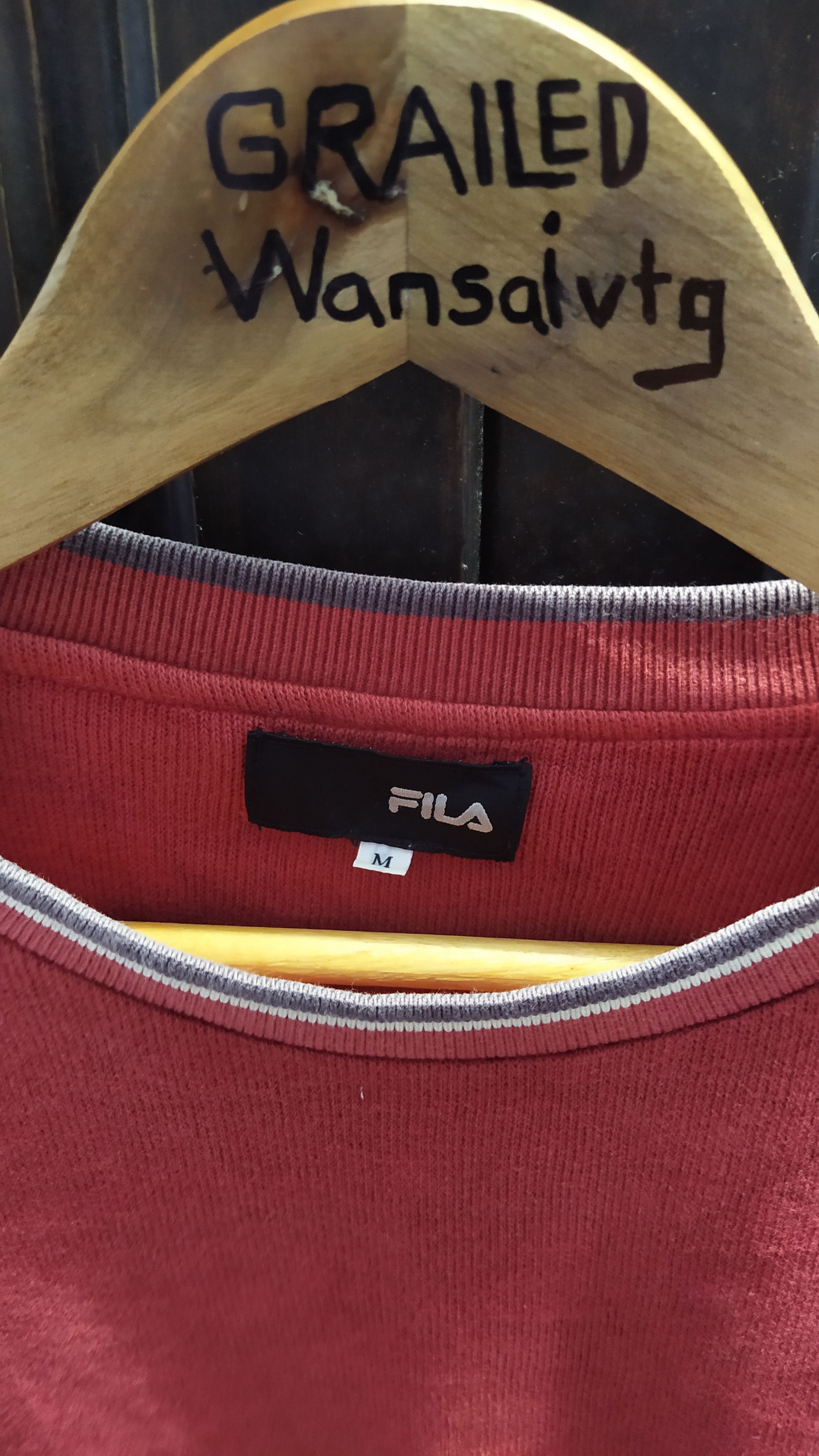 Fila Fila Sweatshirt Vintage Style Red Devil Size US M / EU 48-50 / 2 - 2 Thumbnail