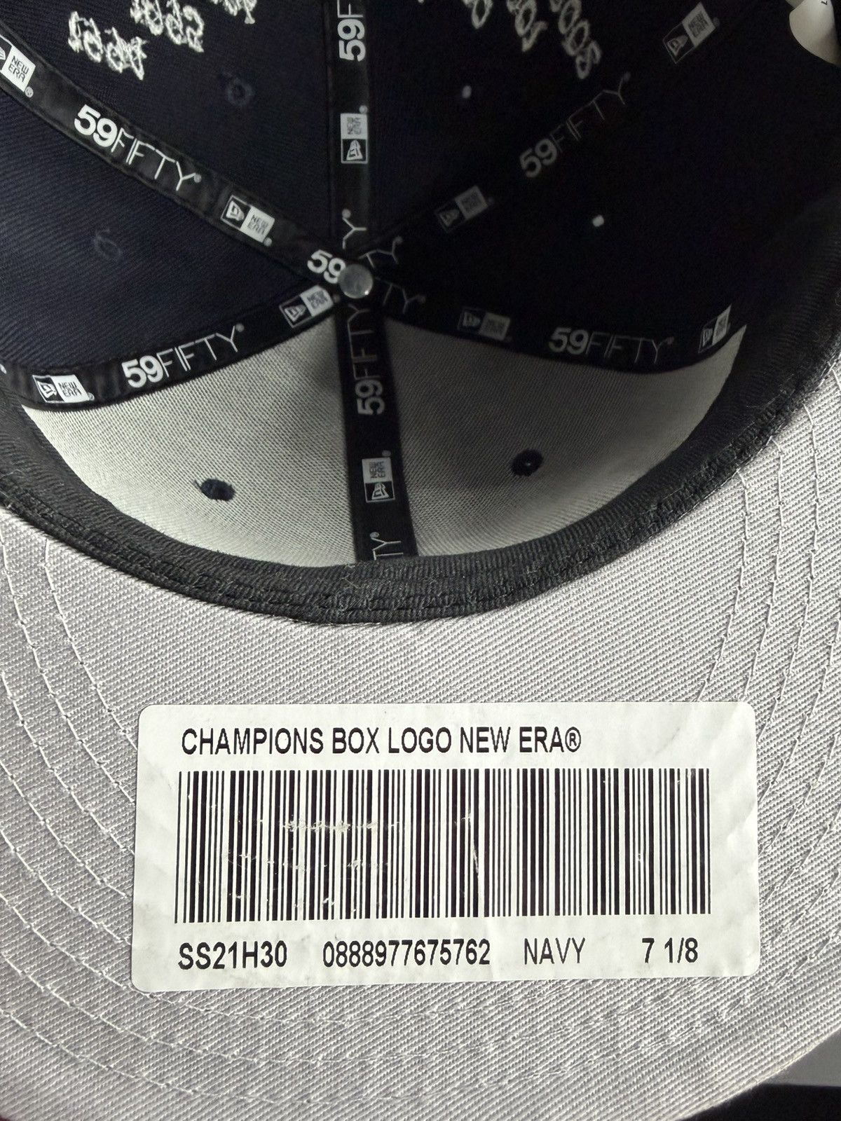 Supreme Supreme Champions Box Logo New Era Hat Navy Size 7 1/8 Size ONE SIZE - 4 Thumbnail