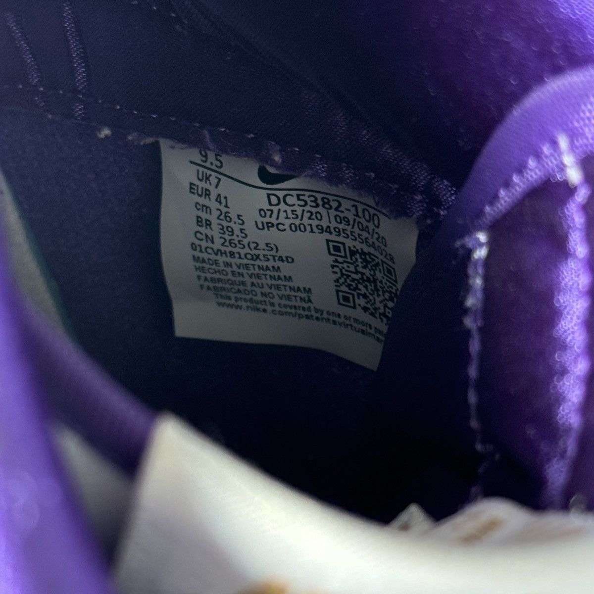 Nike Nike Dunk High Varsity Purple Size US 9.5 / IT 39.5 - 11 Thumbnail