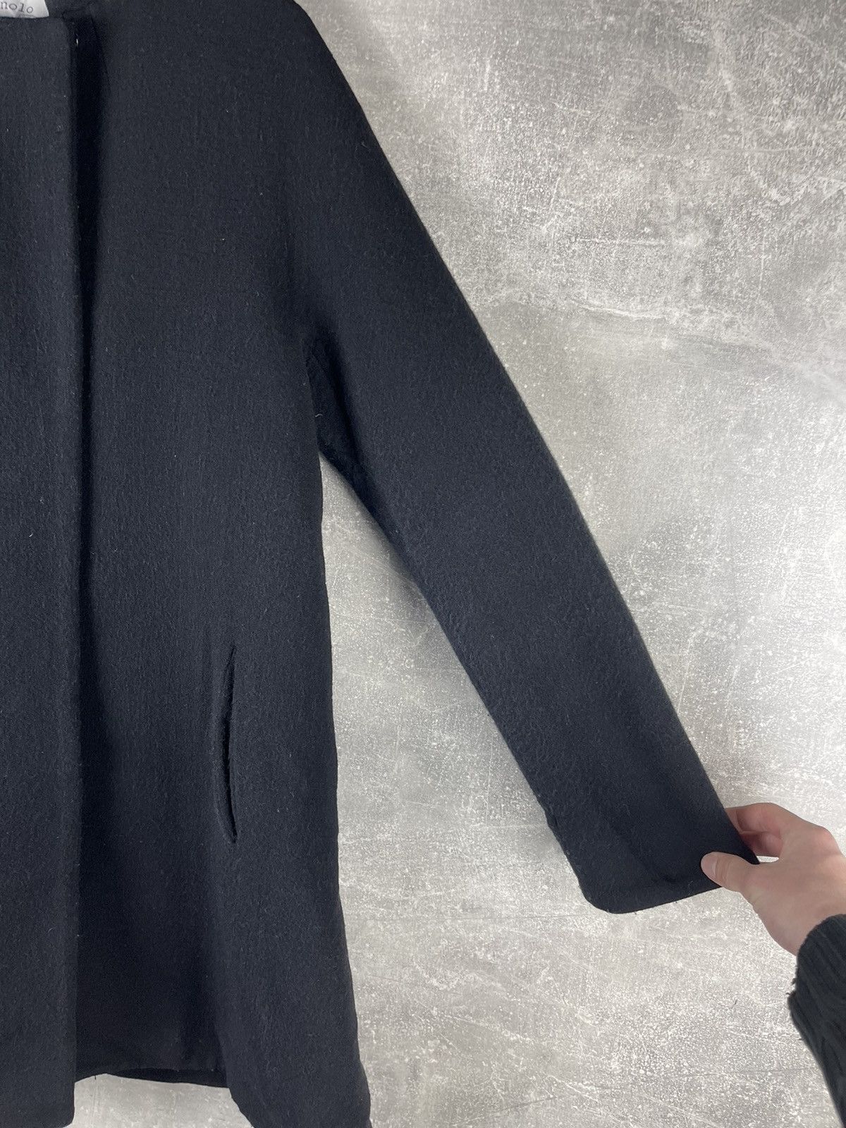 Other Gianluca Capannolo Minimalist Wool Blend Oversized Coat Size M / US 6-8 / IT 42-44 - 4 Thumbnail