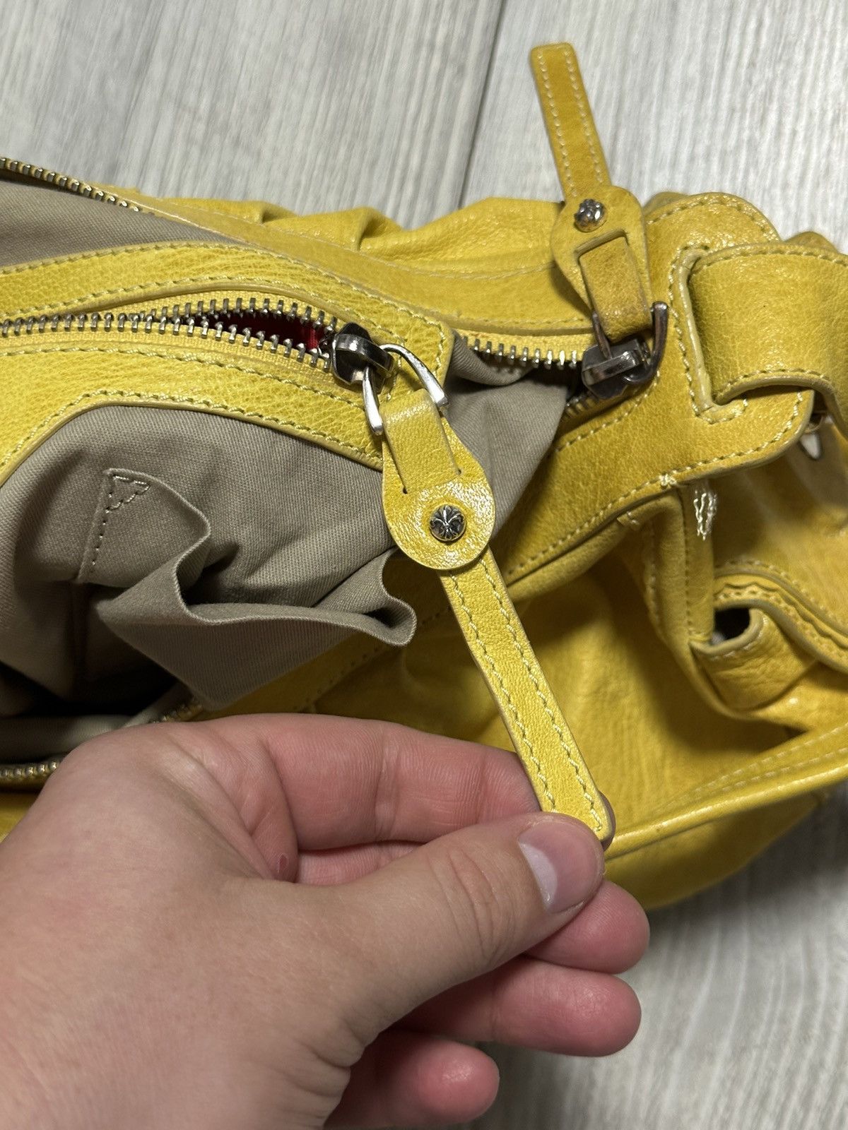Hugo Boss Hugo Boss Calf Skin Leather Bag Shoulder Handle Slouch Size ONE SIZE - 11 Thumbnail