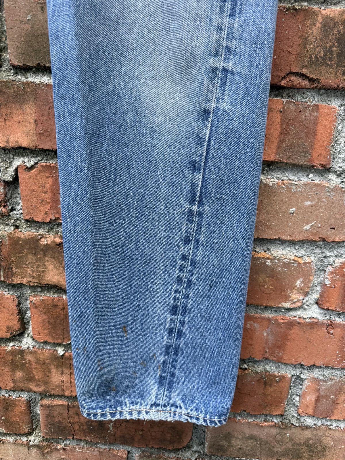 Levi's Vintage Clothing W33x30.5 Vintage levi’s 501 redline 80s repaired made in USA Size US 33 - 6 Thumbnail