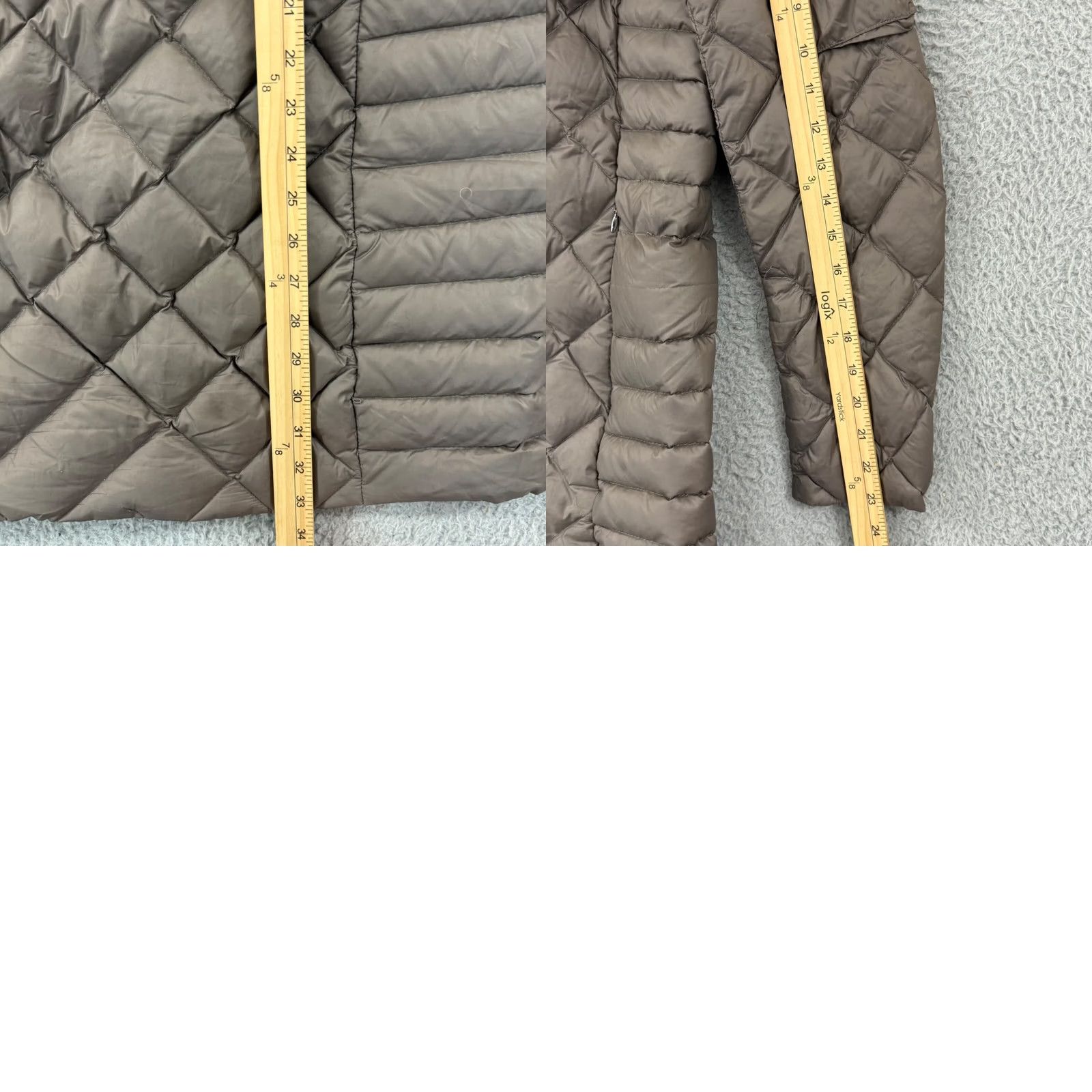 Ralph Lauren Lauren Ralph Lauren Jacket Women Small Brown Puffer Down Long Hooded Quilted Zip Jacket Size S / US 4 / IT 40 - 10 Thumbnail