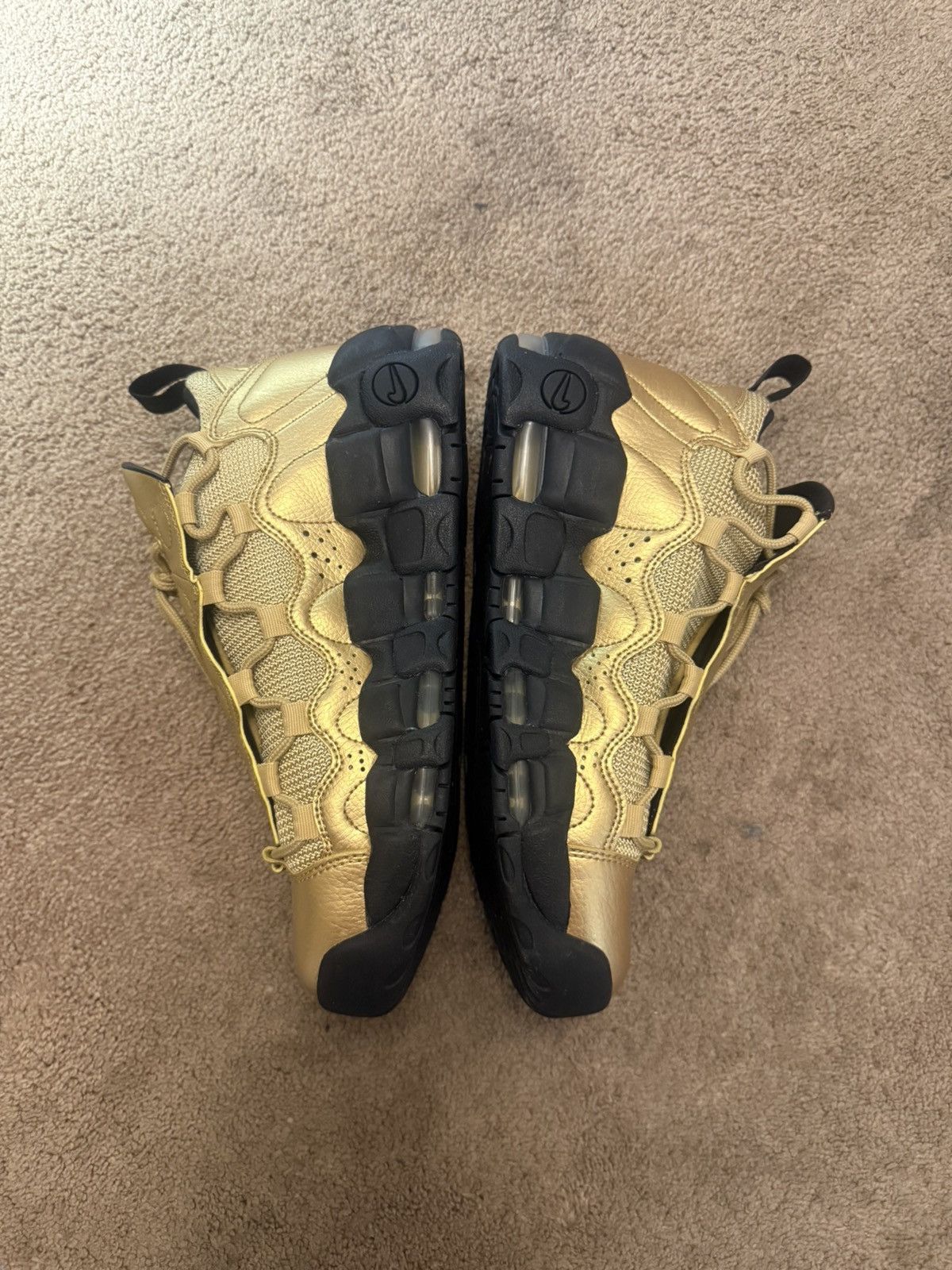 Nike Nike Air Money Metallic Gold Shoes Size US 8.5 / EU 41-42 - 2 Thumbnail