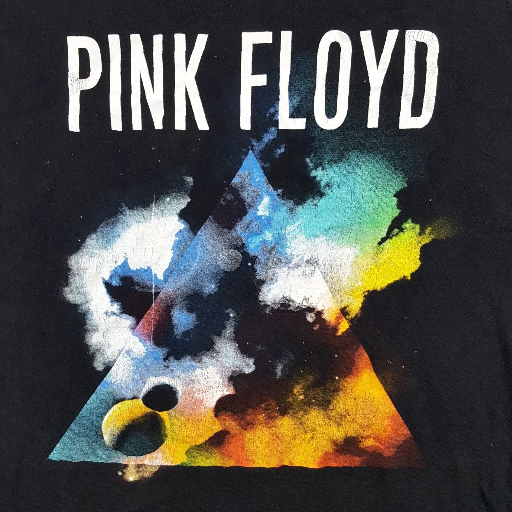 Vintage VINTAGE Pink Floyd Dark Side Of The Moon Band T-Shirt Men Medium Black Psychedelic Rock 90s Y2K Tour Size US M / EU 48-50 / 2 - 2 Thumbnail