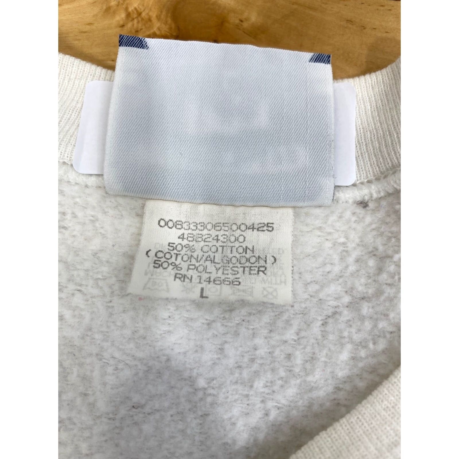 Lee VINTAGE Lee Penguin Sweater Pullover White Size L 90s Sea World Cotton Blend Size US L / EU 52-54 / 3 - 6 Thumbnail