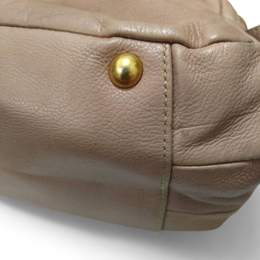 Miu Miu Miu Miu - Handbag Pink Gold Hardware Vintage Leather Y2K Size ONE SIZE - 6 Thumbnail