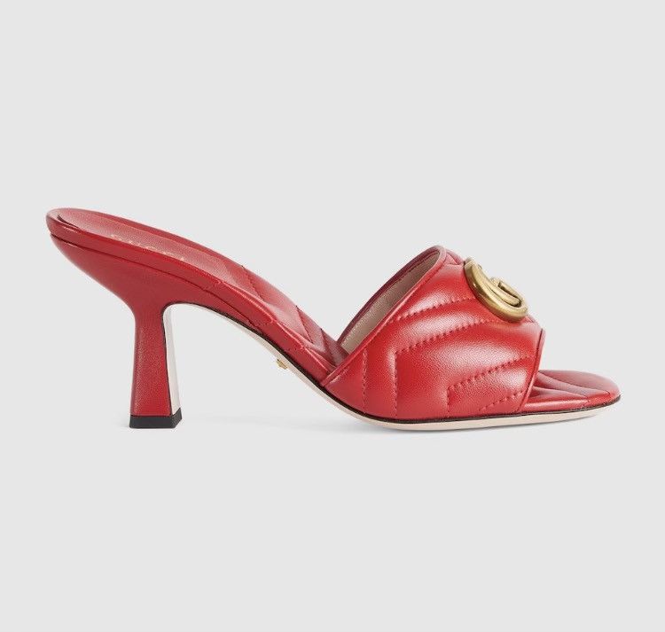 Gucci Gucci Women Marmont Sandal Size US 5 / IT 35 - 1 Thumbnail