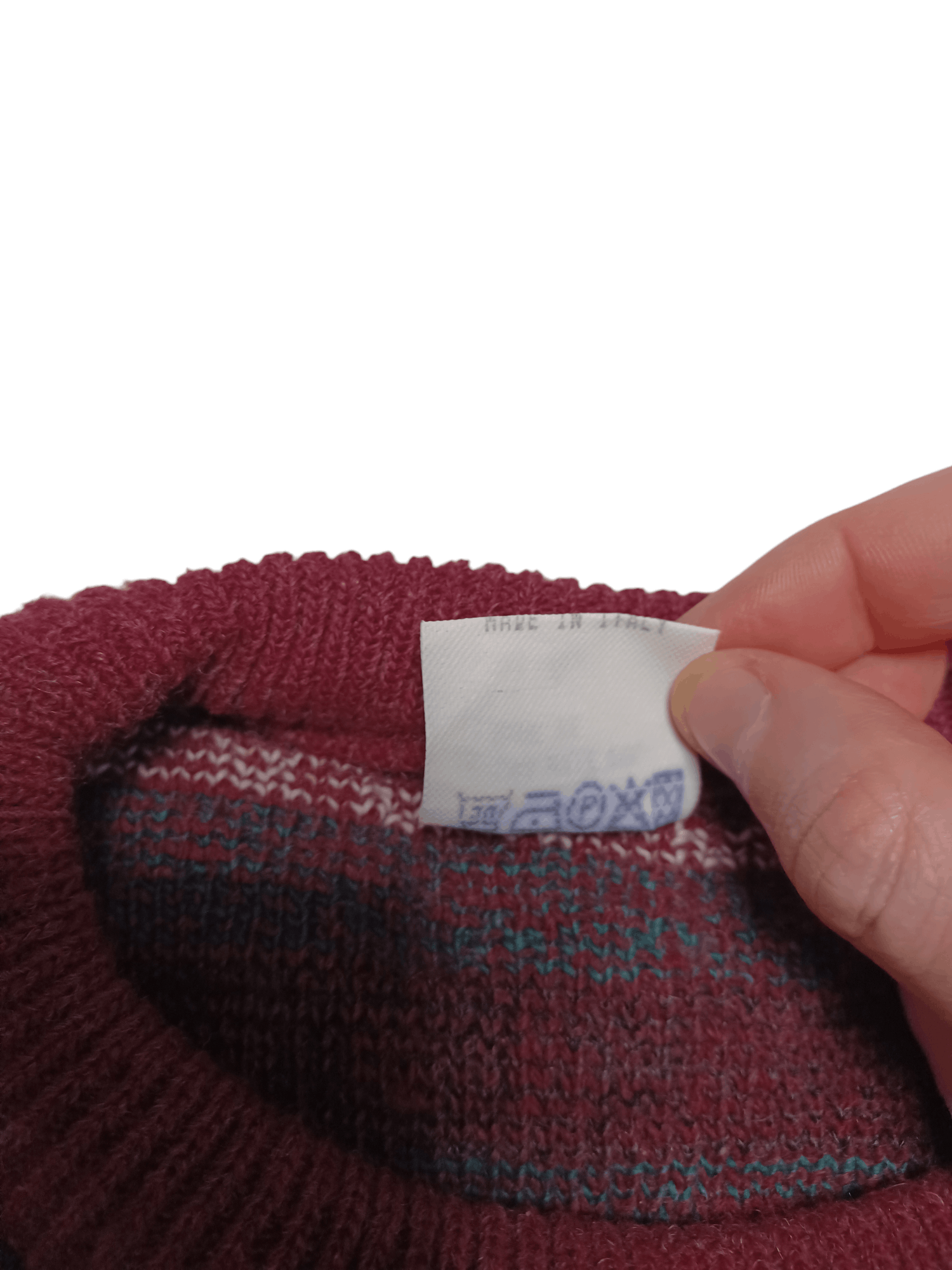 Other 80S OR EARLY 90S MADE IN ITALY WOOL OVERSIZE SWEATER Size US L / EU 52-54 / 3 - 4 Thumbnail