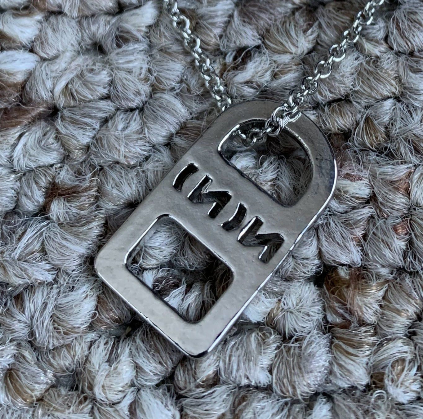 Number (N)ine Number (N)ine Dog Tag Necklace Size ONE SIZE - 4 Thumbnail