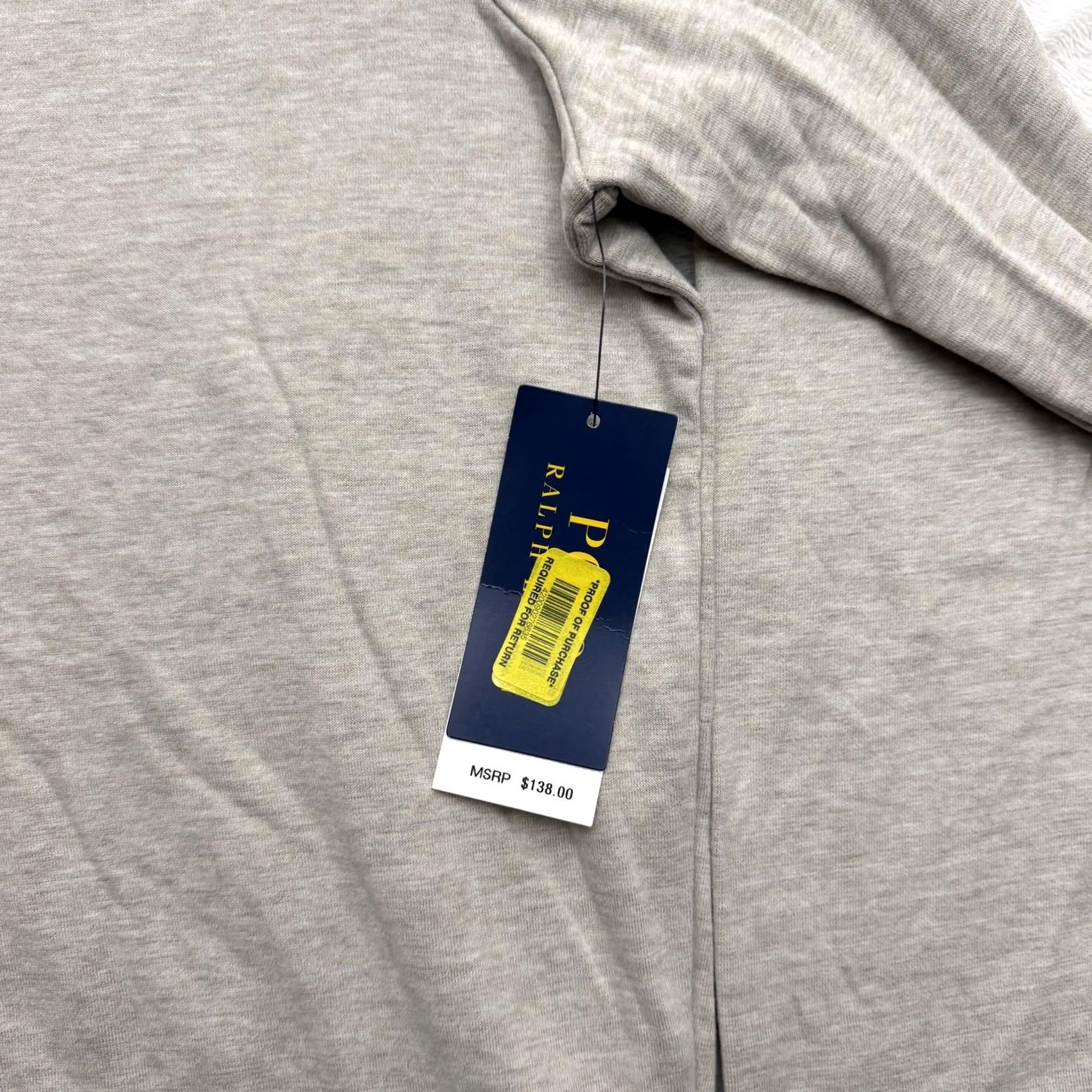 Polo Ralph Lauren Polo Ralph Lauren Sweatshirt Henley Mens L Gray Mock Neck Jersey Pony Logo Size US L / EU 52-54 / 3 - 5 Thumbnail