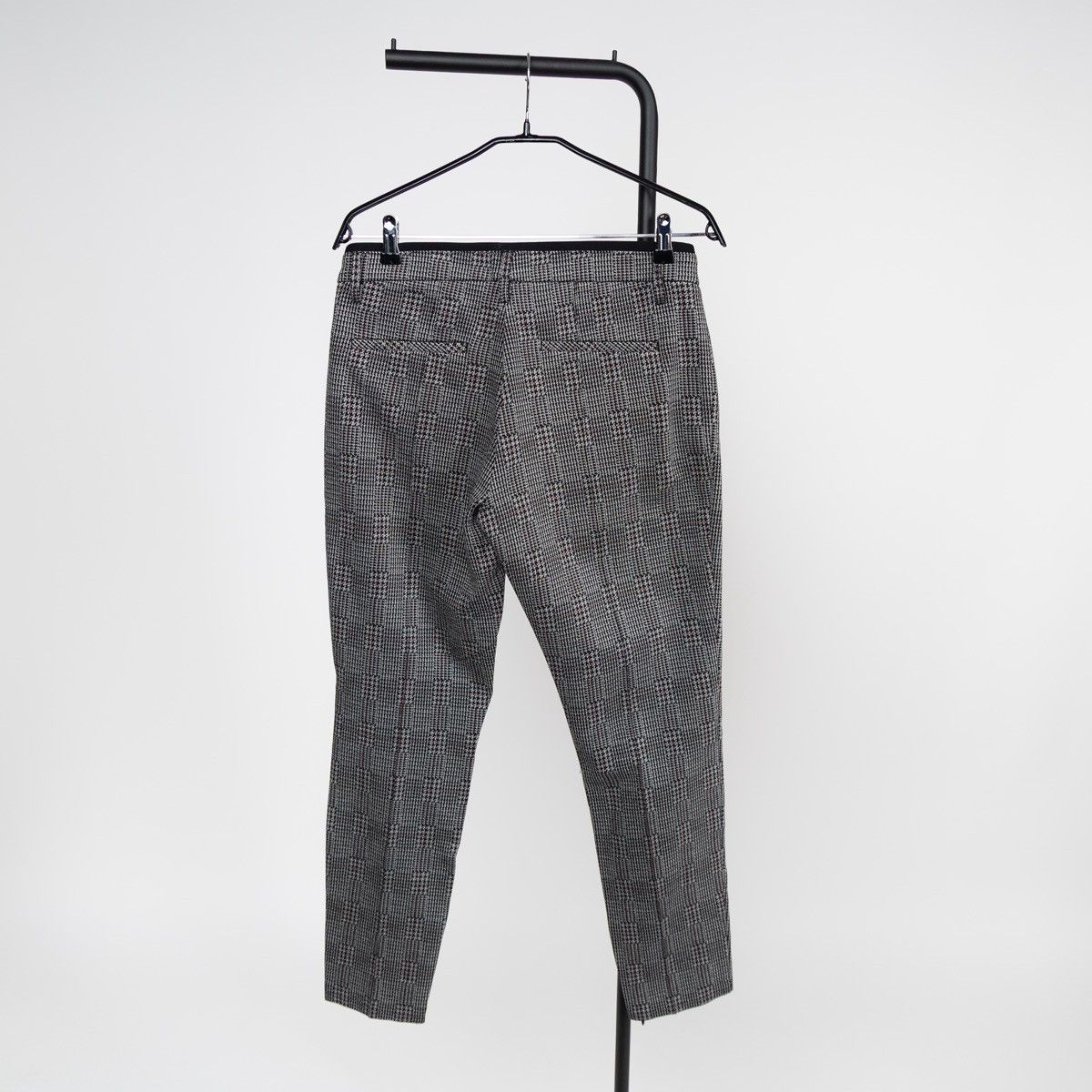 Other Cambio Rhona Womens Trousers Grey Check Pants Casual Style Size 32" / US 10 / IT 46 - 2 Thumbnail