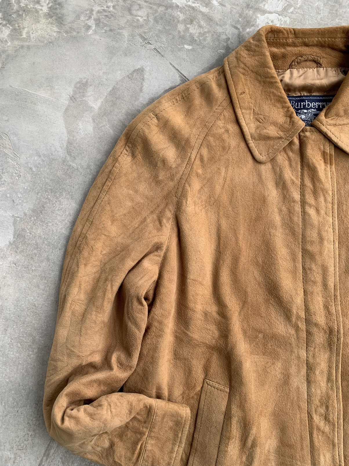 Burberry × Vintage Vintage Genuine Leather Jacket By Burberrys Size US M / EU 48-50 / 2 - 2 Thumbnail