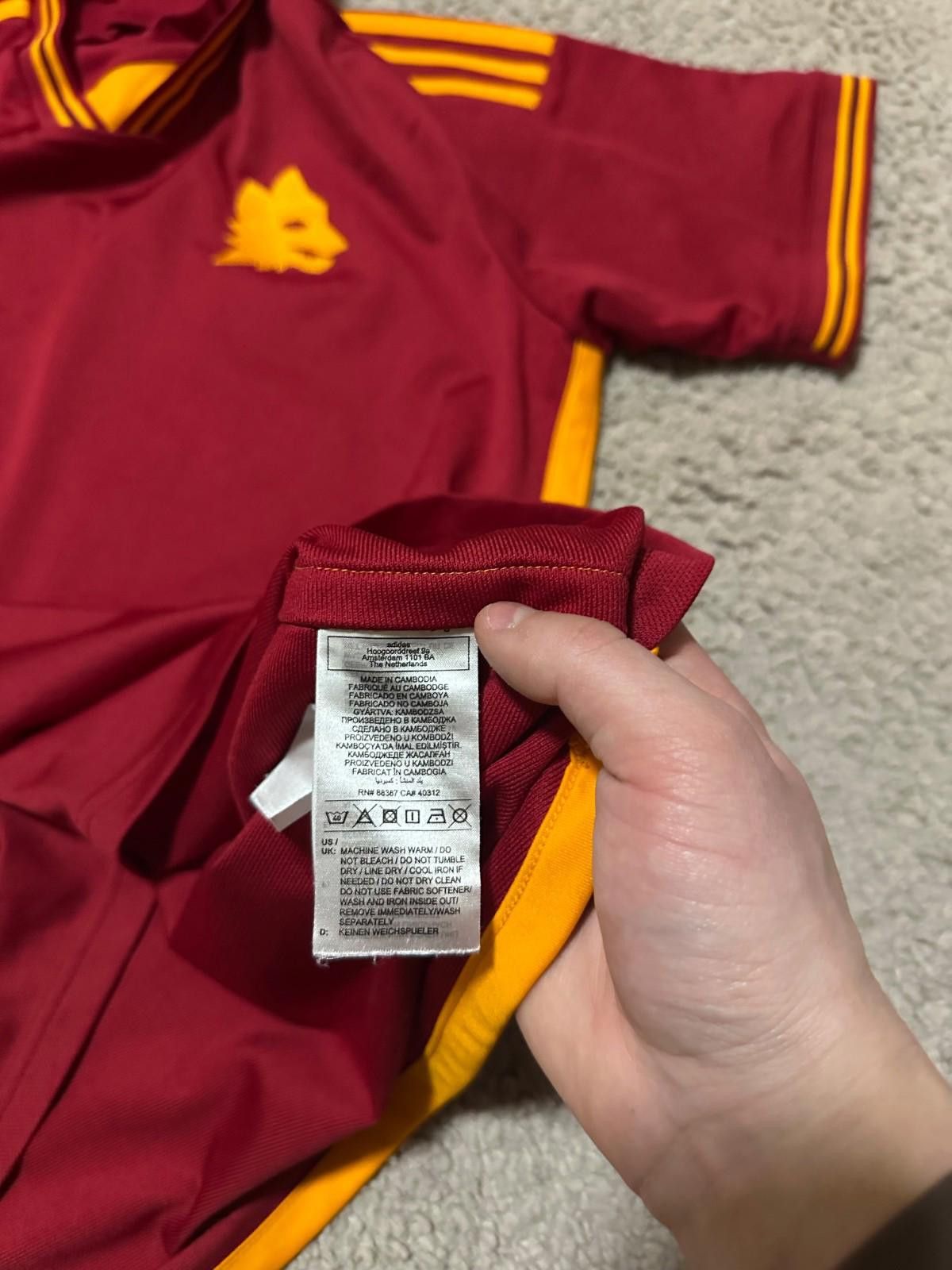 Adidas Dybala AS Roma Jersey 2023 Home Soccer Football Shirt Adidas Size US S / EU 44-46 / 1 - 6 Thumbnail
