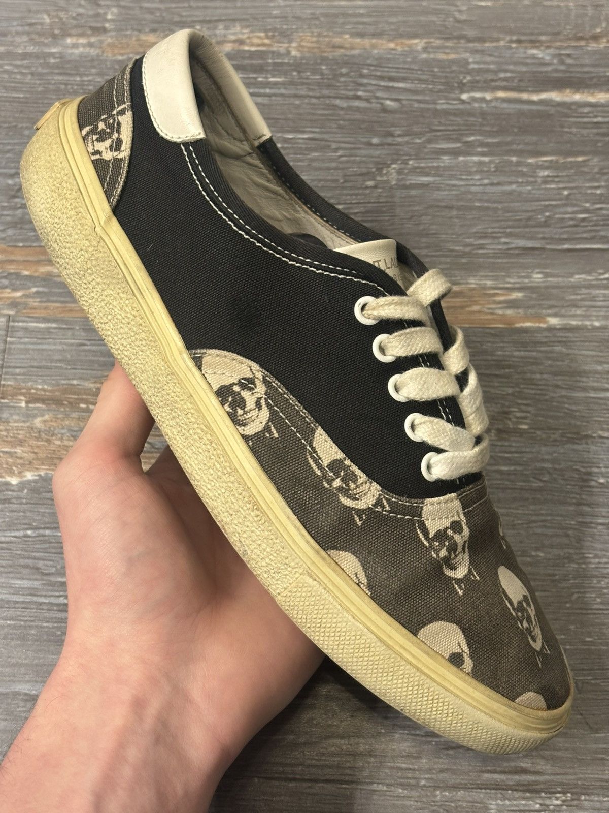 Saint Laurent Paris Saint Laurent Venice Skull Print Sneaker Hedi Slimane 8 Size US 8 / EU 41 - 1 Thumbnail