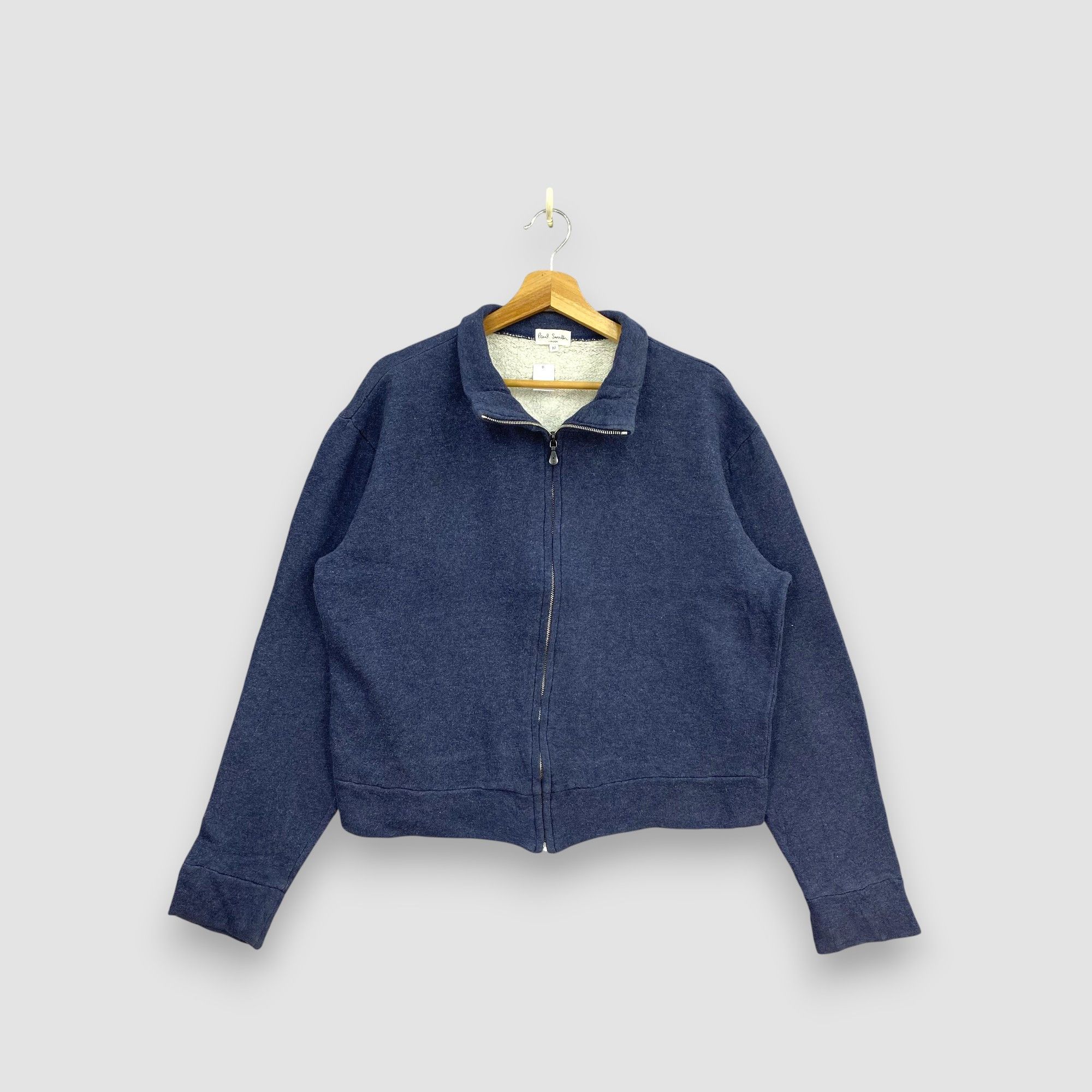Paul Smith Vintage Y2K Paul Smith Full Zip Sweatshirt Mock Neck Jacket Size US M / EU 48-50 / 2 - 2 Thumbnail