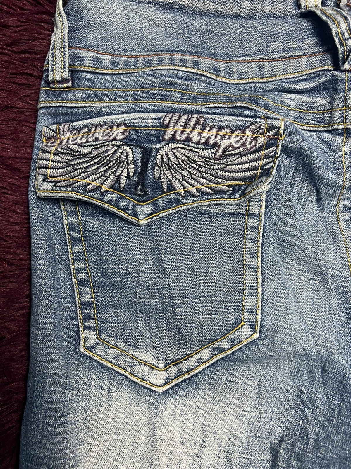 Hysteric Glamour Vintage Heaven Winger Embroidered Wing Bootcut Jeans (47) Size US 35 - 13 Thumbnail
