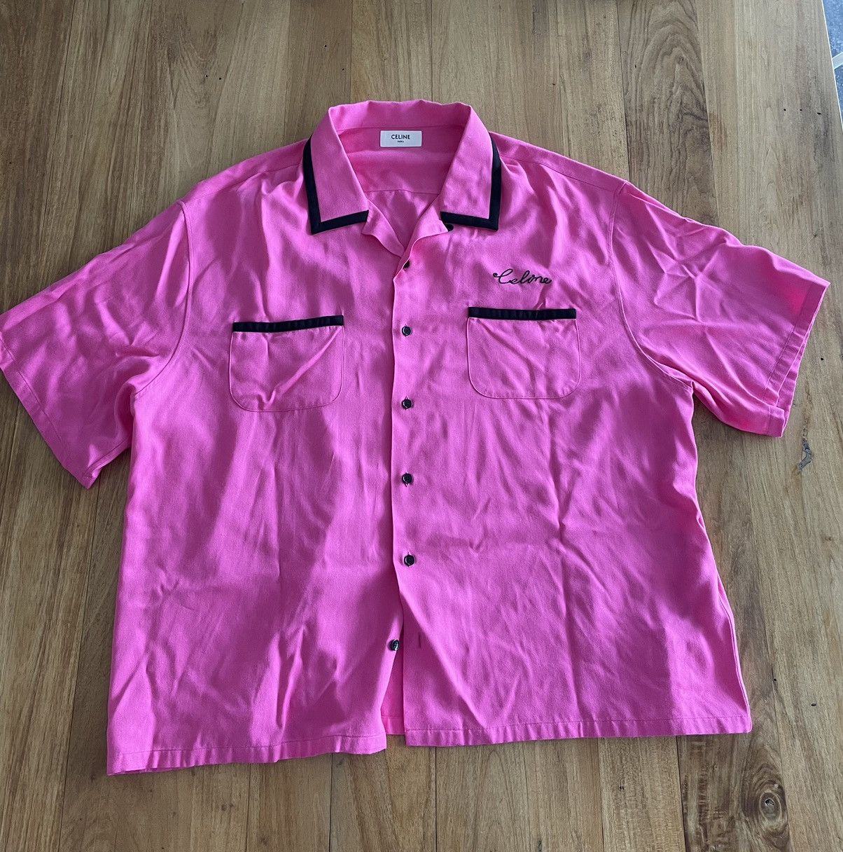 Celine Bowling Shirt Short Sleeve
