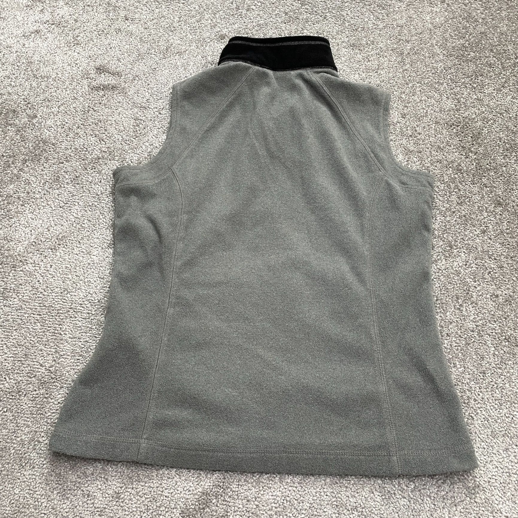 Lands' End Lands' End Vest Womens Small Gray Full Zip Fleece Pockets Outdoor Size S / US 4 / IT 40 - 2 Thumbnail