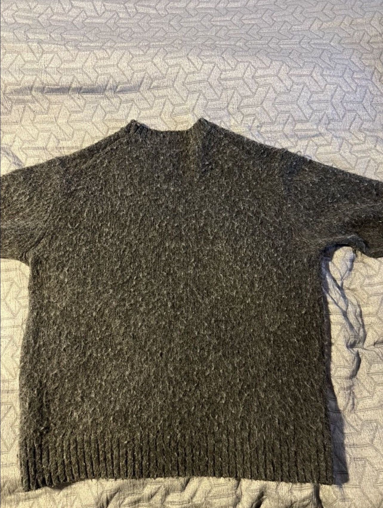 Aspesi Aspesi Grey Wool Sweater Size US L / EU 52-54 / 3 - 2 Thumbnail