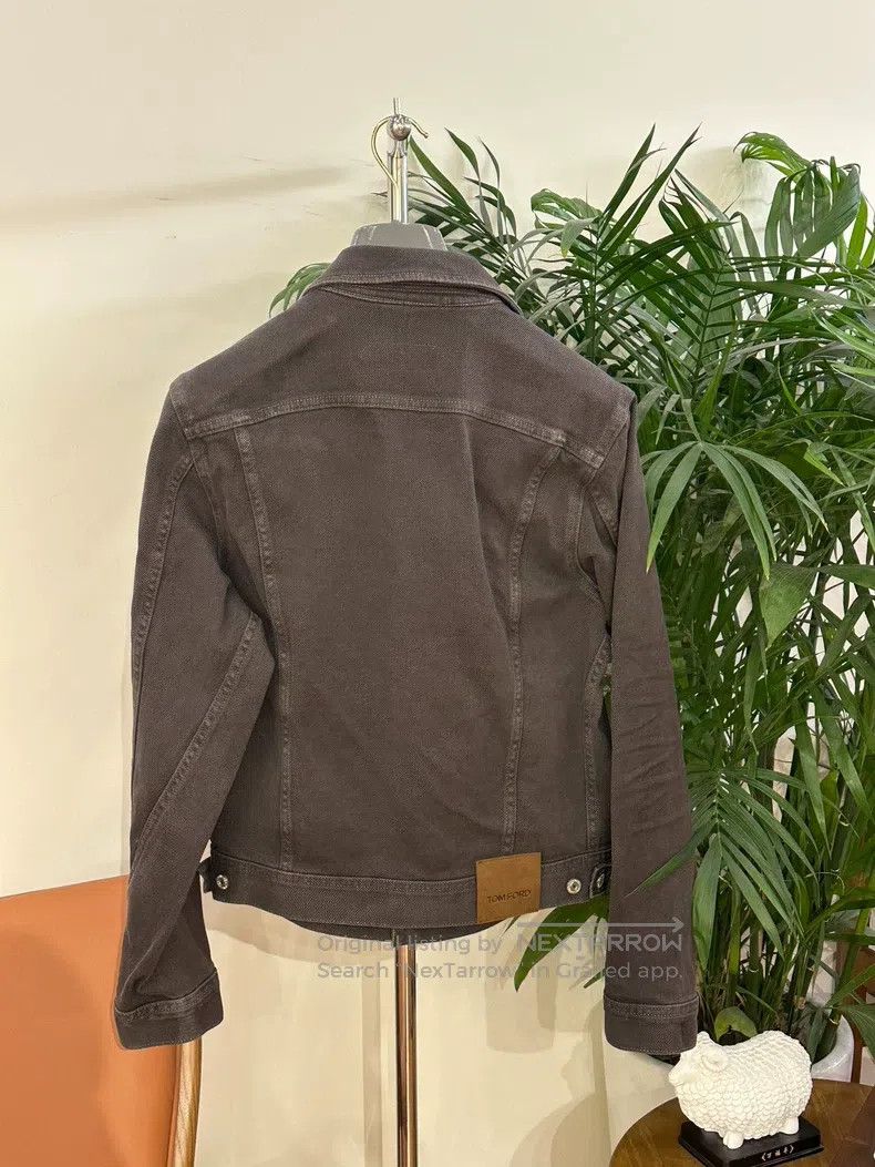 Tom Ford Tom Ford Men's Short Denim Jacket Size US M / EU 48-50 / 2 - 4 Thumbnail