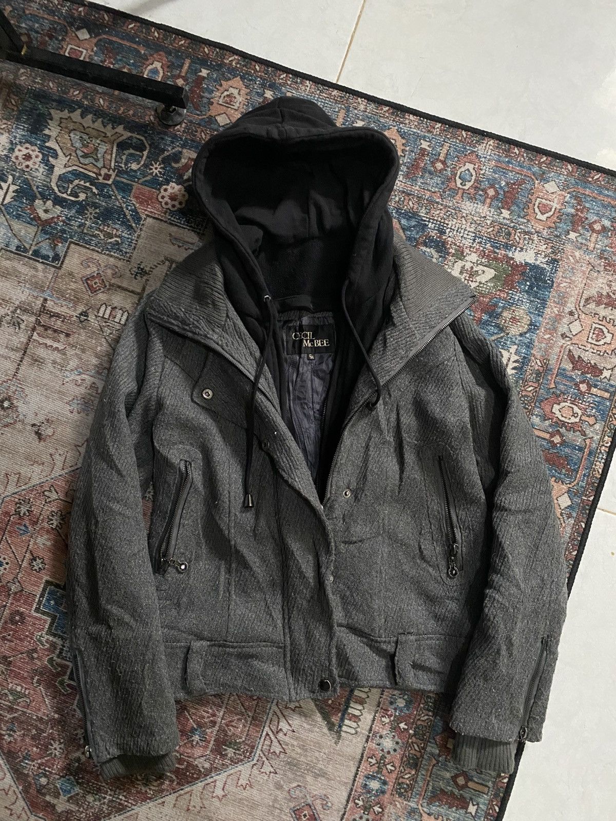 Japanese Brand Cecil Mc Bee jacket Hooded Size S / US 4 / IT 40 - 1 Thumbnail