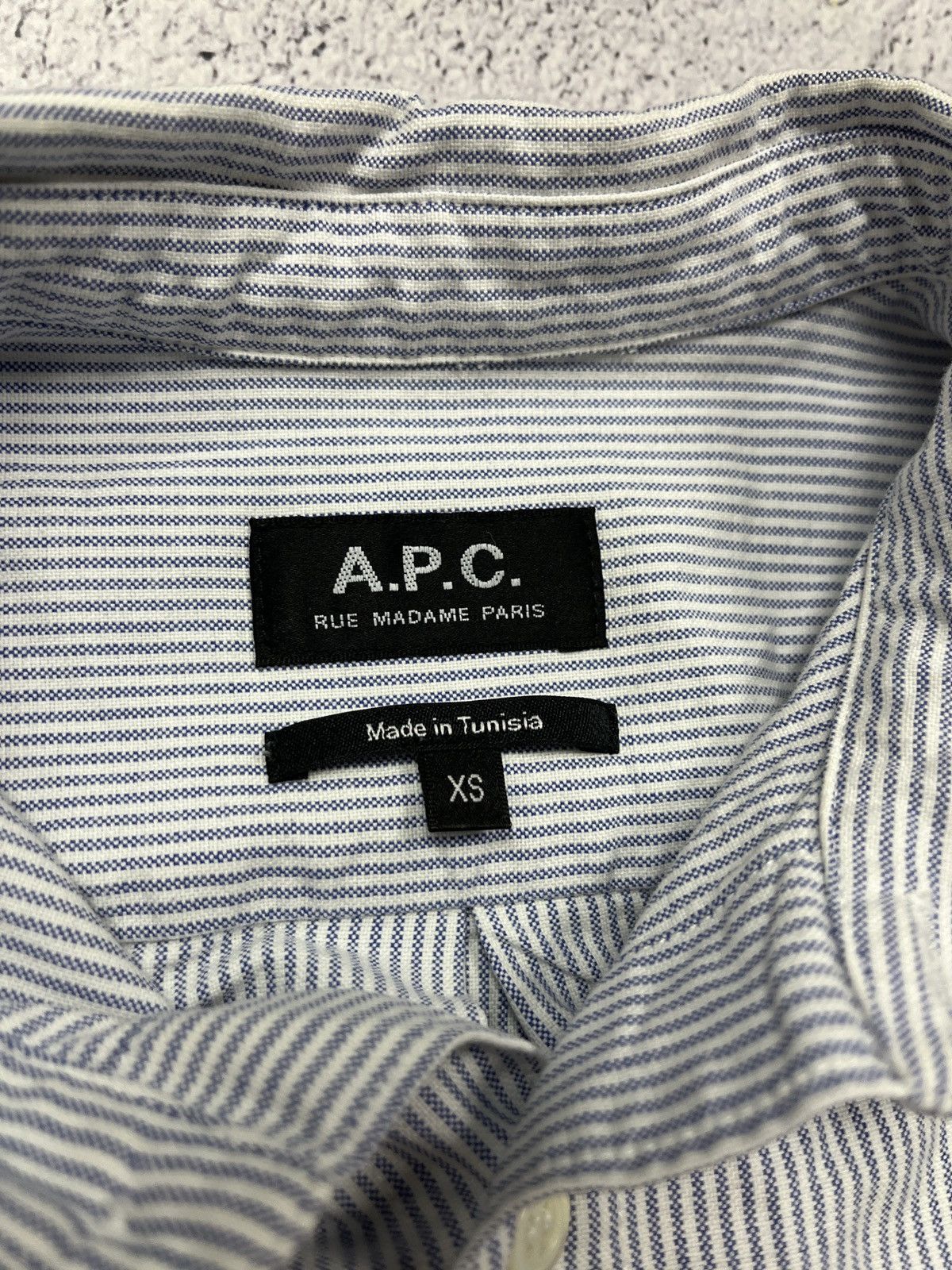 A.P.C. A.P.C. Rue Madame Paris Striped Button-Up L/S Shirt 2010s Size US S / EU 44-46 / 1 - 5 Thumbnail