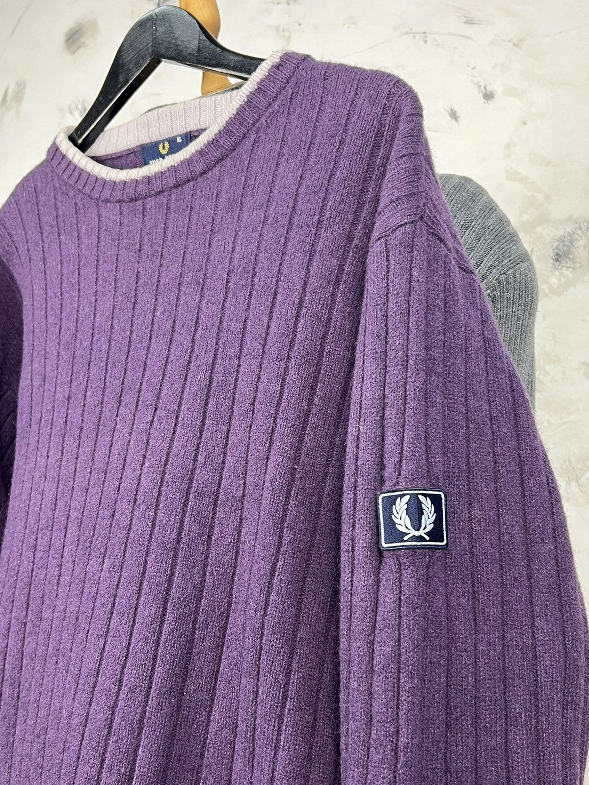 Fred Perry Vintage Fred Perry Wool Sweater Size L - XL Size US XL / EU 56 / 4 - 5 Thumbnail